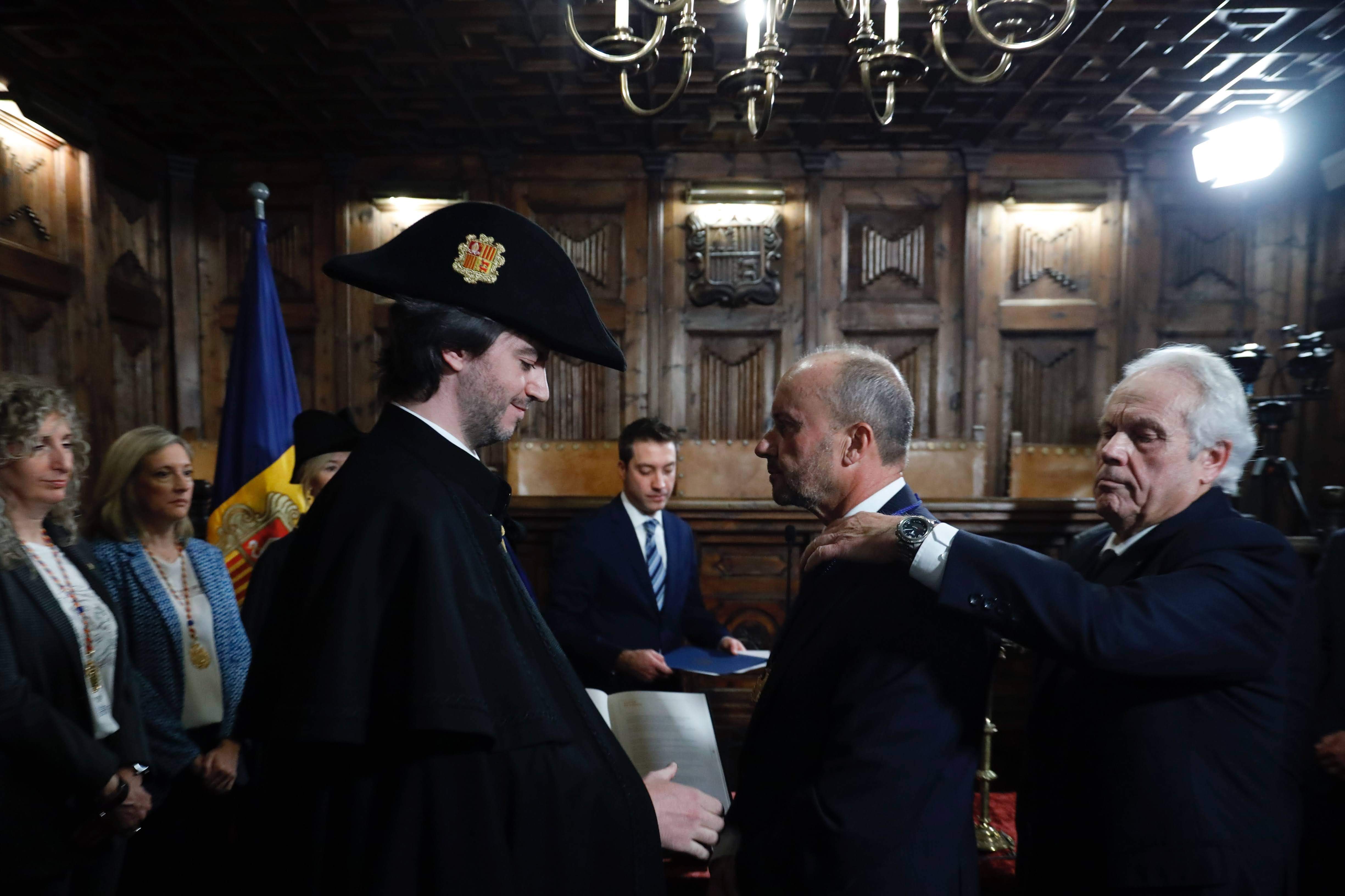 Rossell, en el moment de jurar el càrrec com a nou president del CSJ.