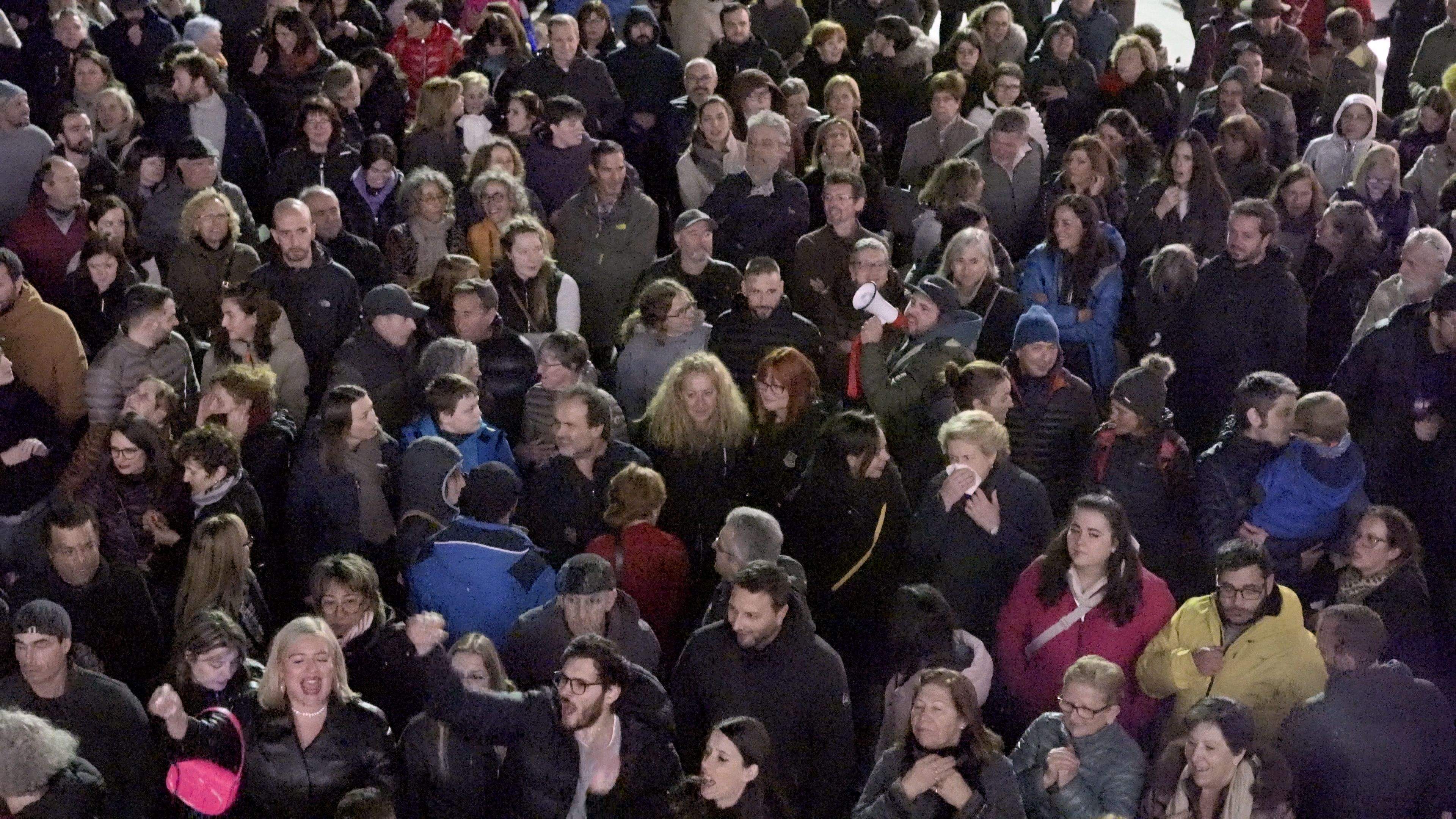 Assistents a la manifestació.