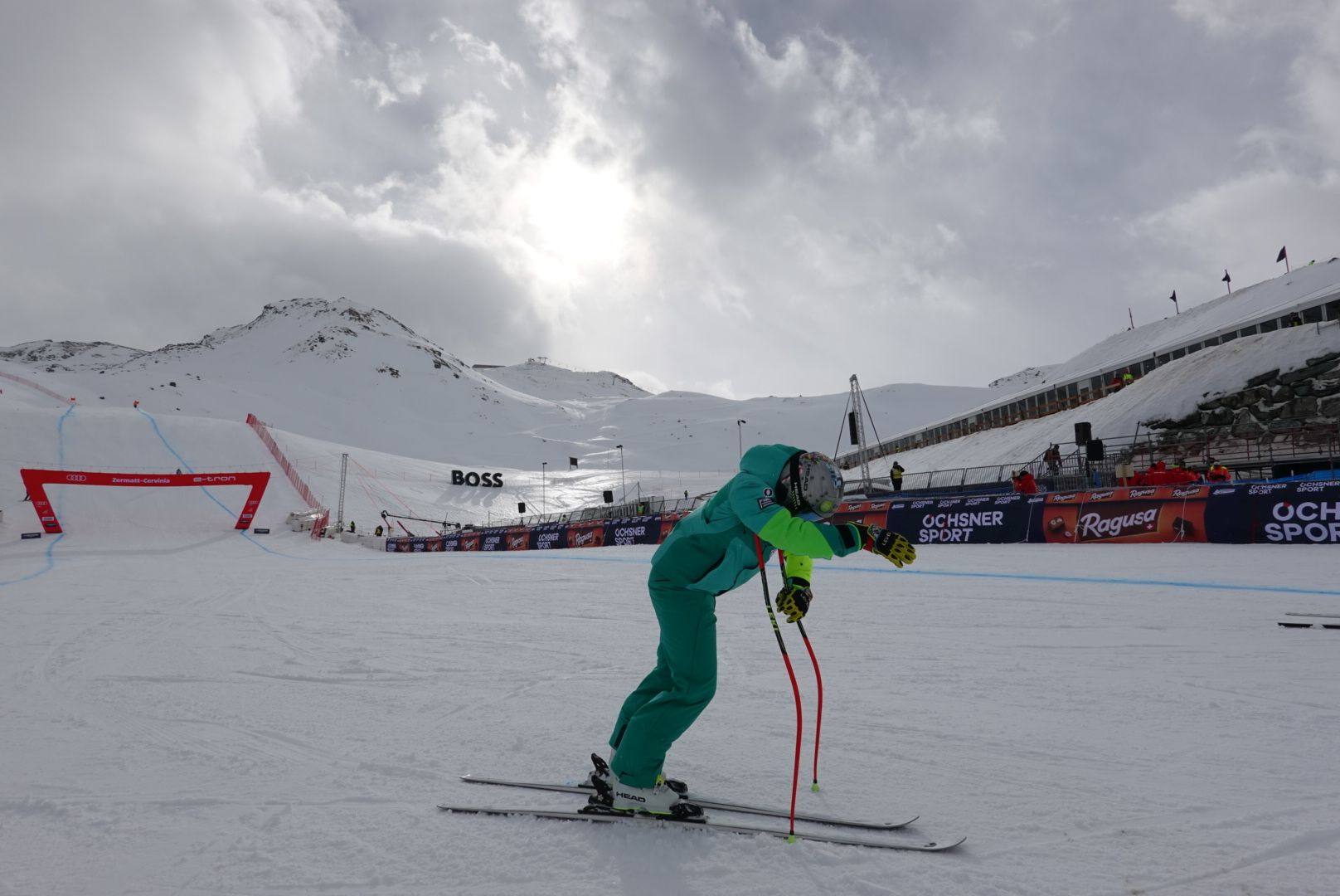 Cande Moreno decepcionada a Zermatt Cervinia.