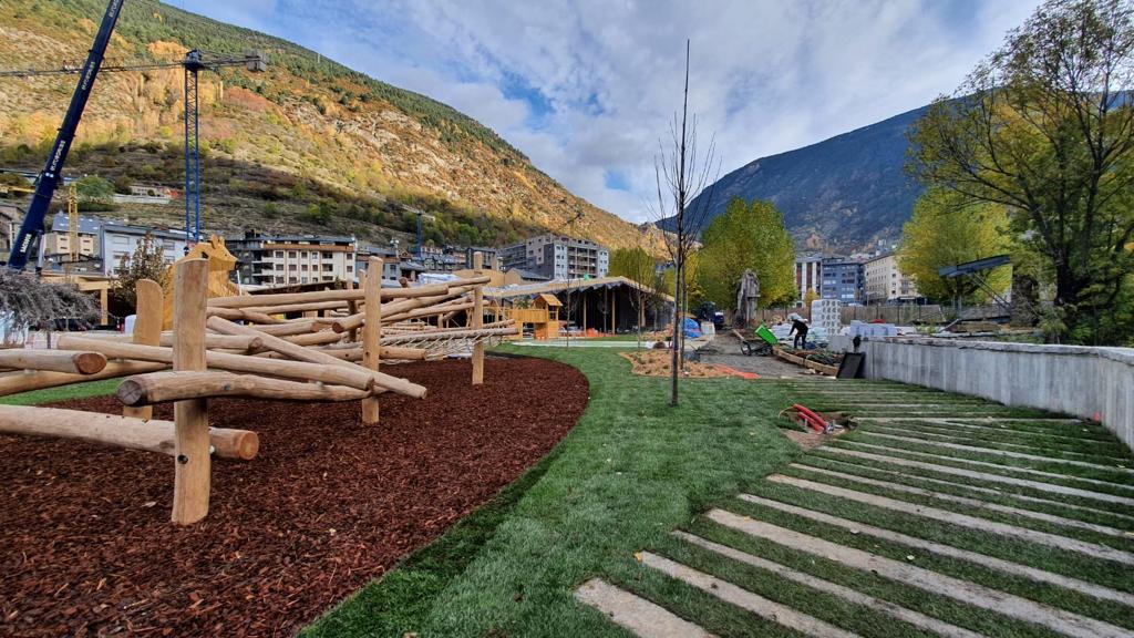 Estat en què es troba una de les zones del parc.