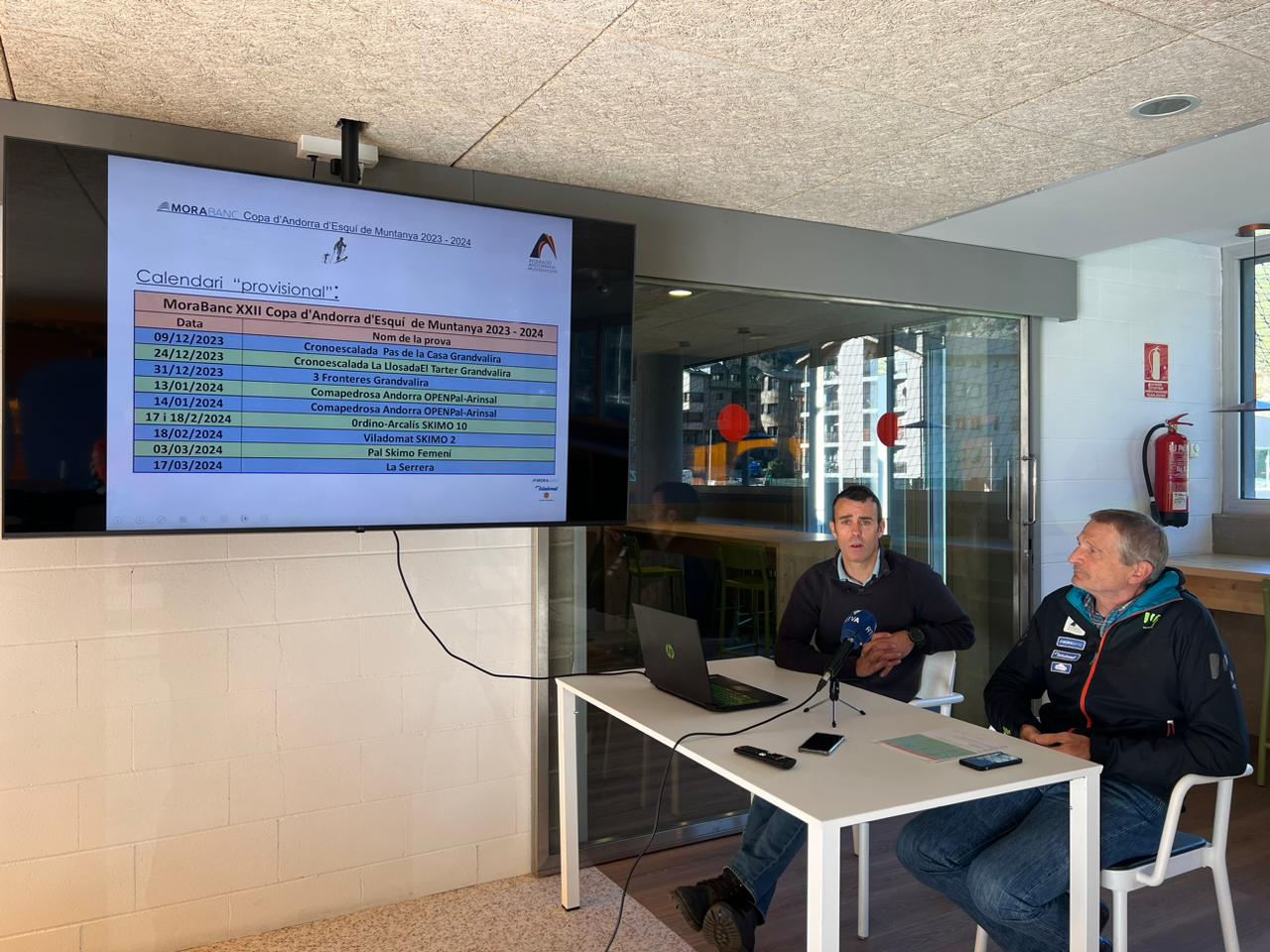 Presentació de la Copa d'Andorra d'esquí de muntanya al CTO.