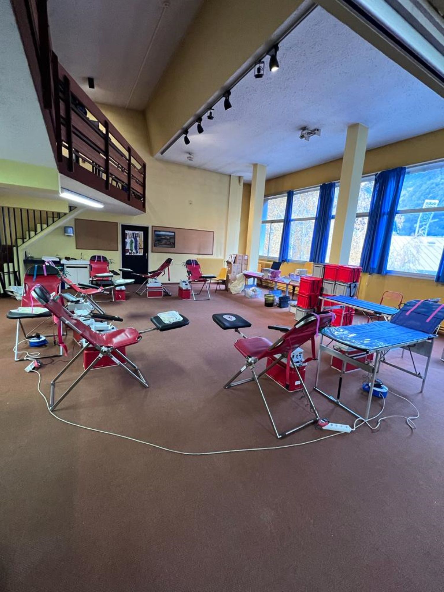 Un dels espais on s'ha fet una col·lecta de sang aquest any.