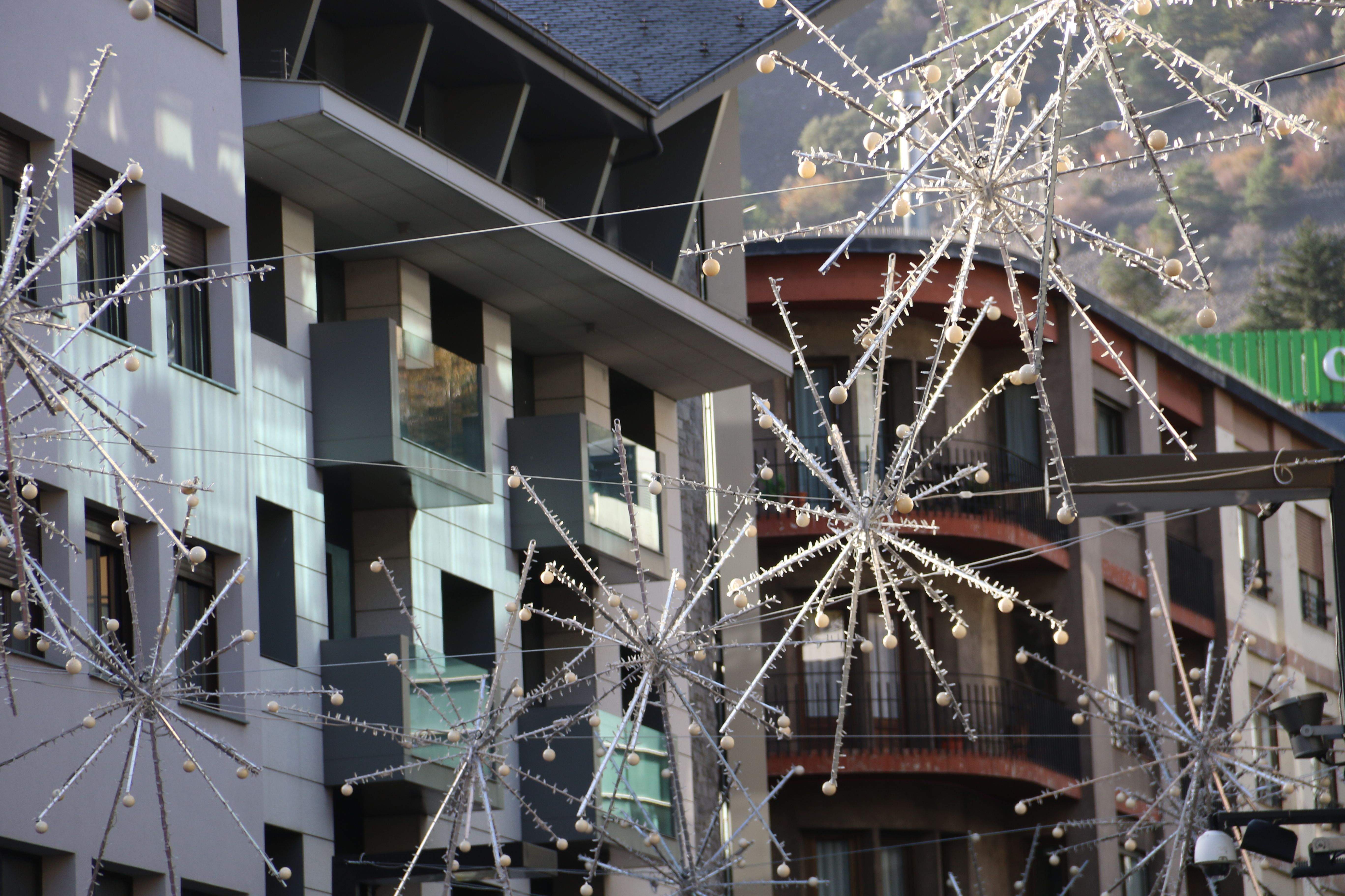 estructures lumíniques Nadal 2023 avinguda Meritxell