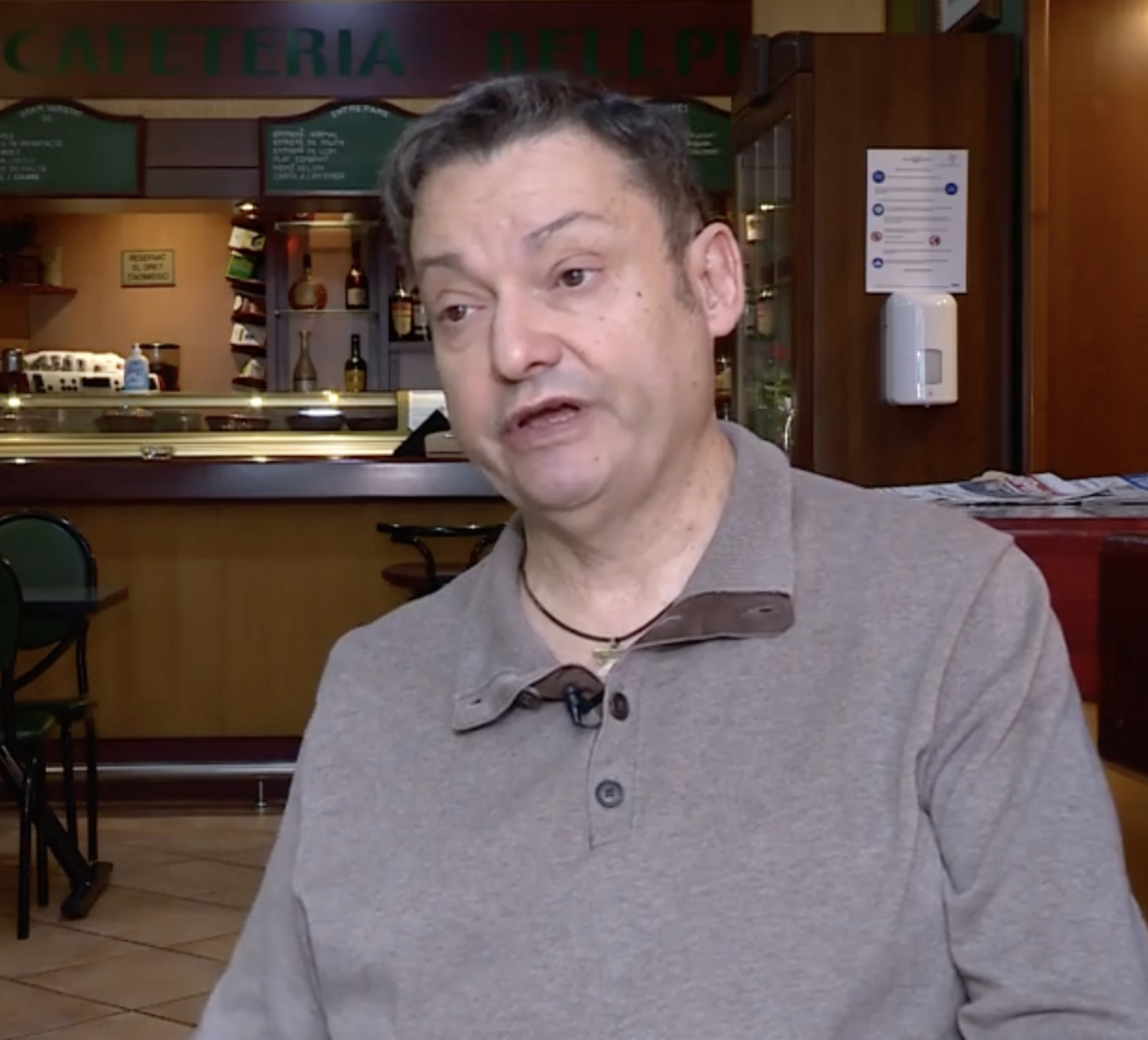 Gerard Lliset fa pocs mesos, en plena crisi de les esquerdes.