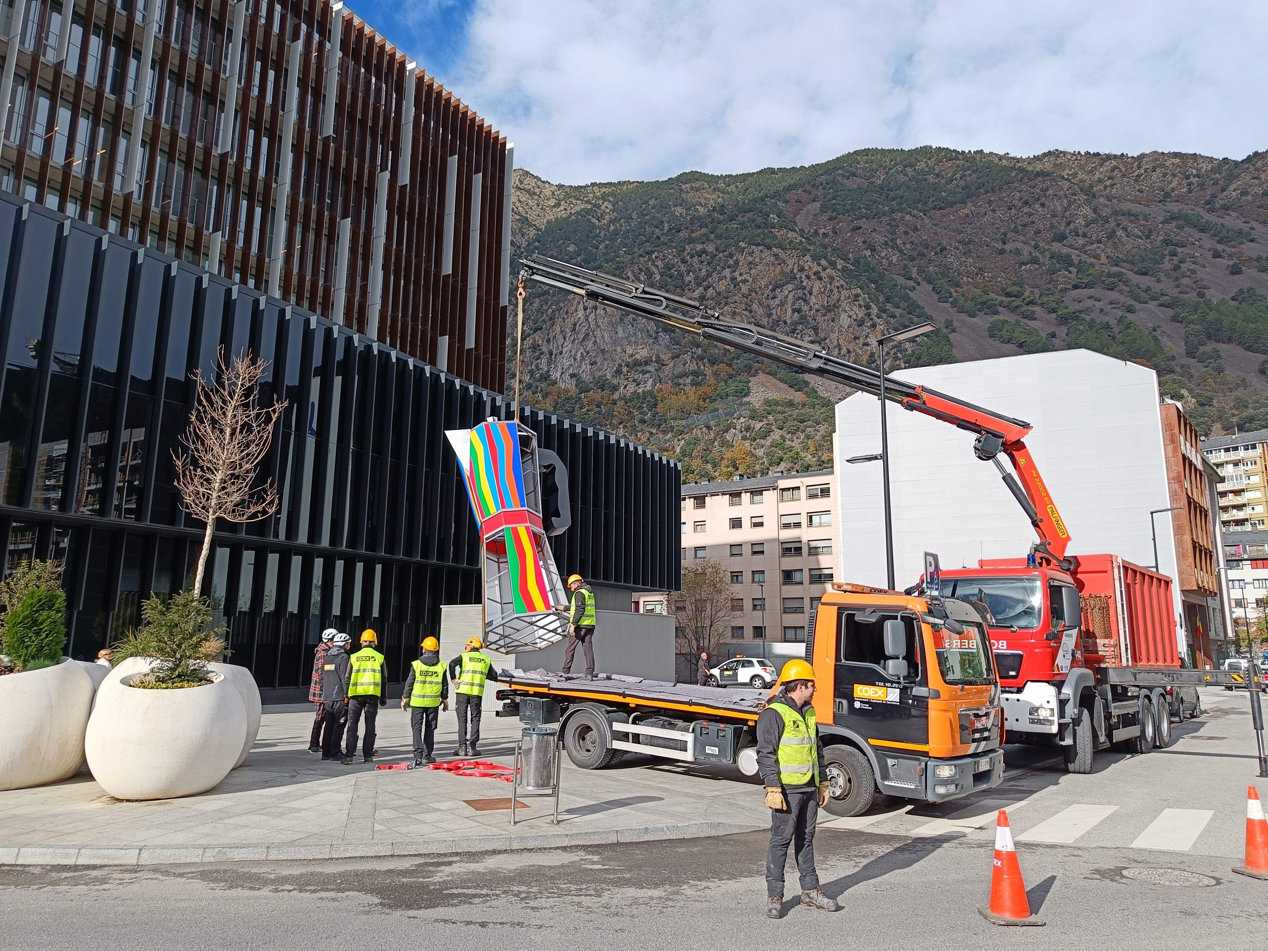 Moment en què es descarregava la cafetera.