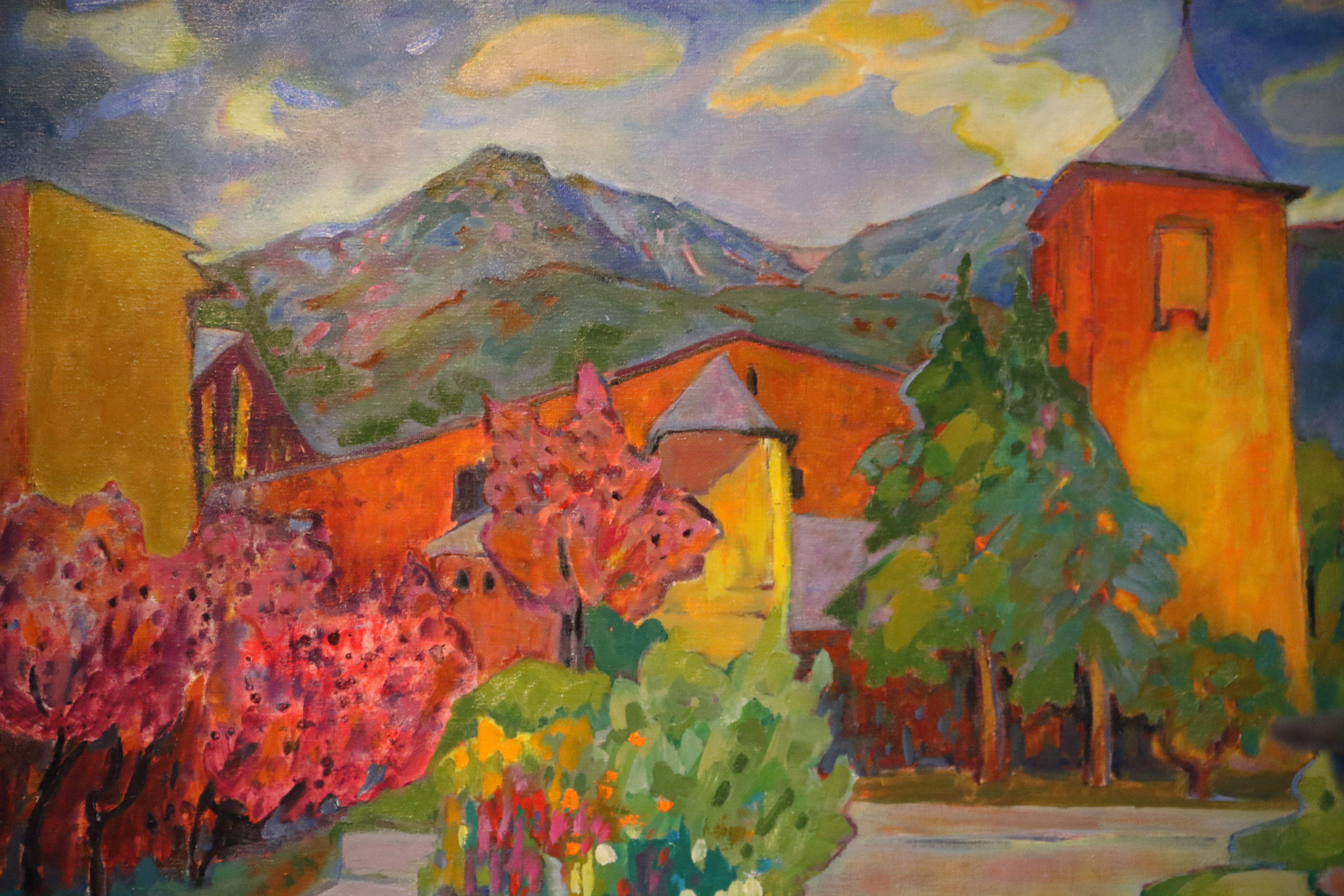 Un fragment del quadre 'Sol de tarda' de Carme Massana.