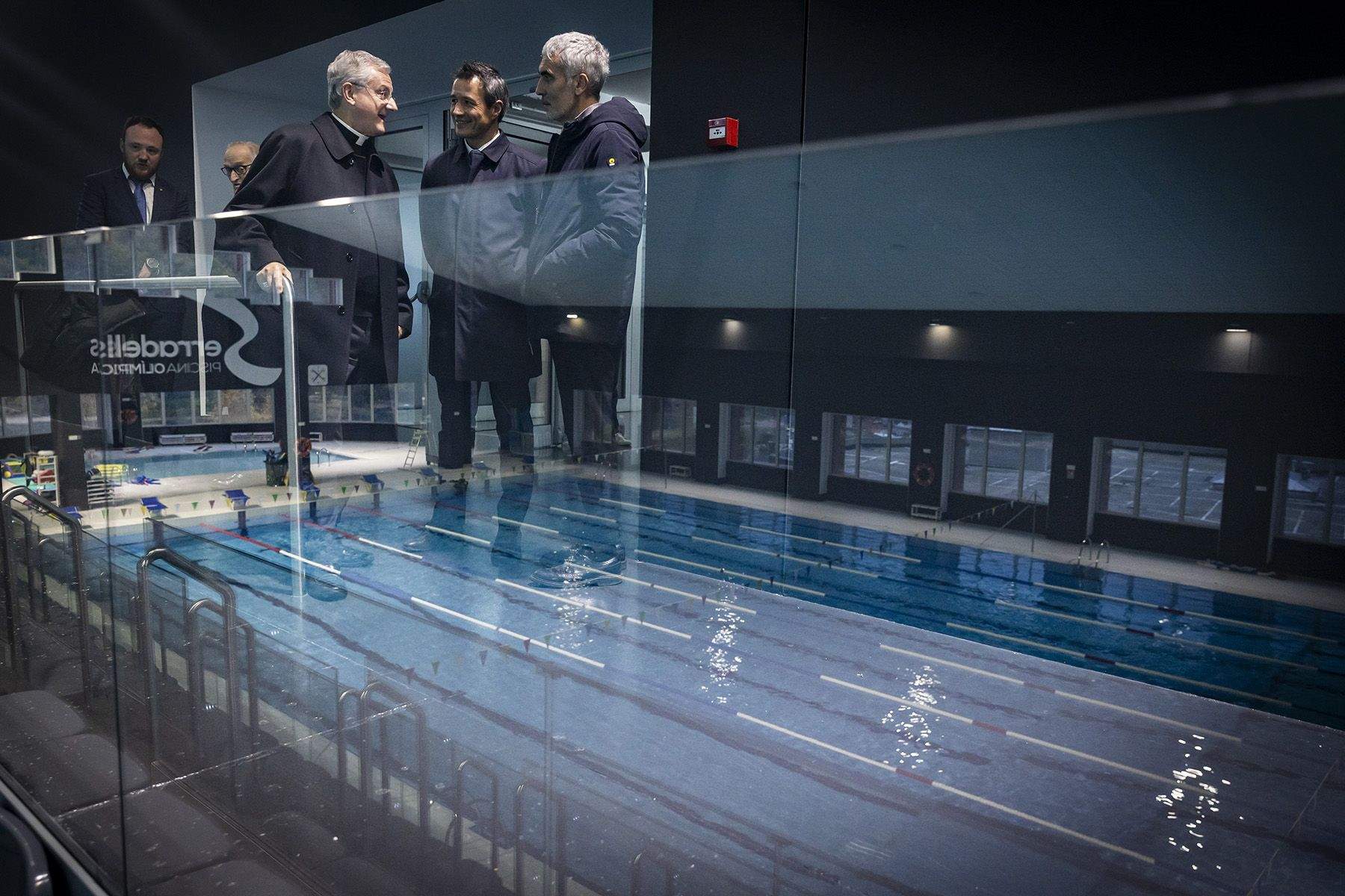 La comitiva pastoral durant la visita als Sarradells. La comitiva pastoral durant la visita als Sarradells.