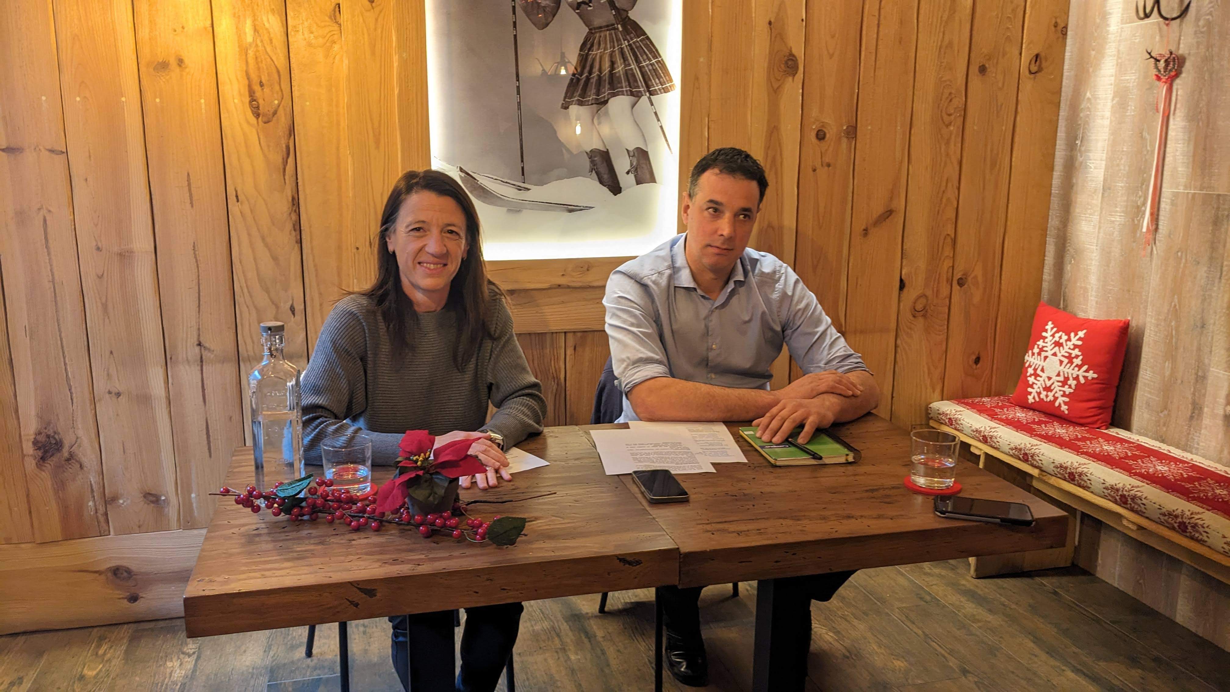 Coma i Betriu presenten les línies mestres de la candidatura abans de la campanya a Llorts