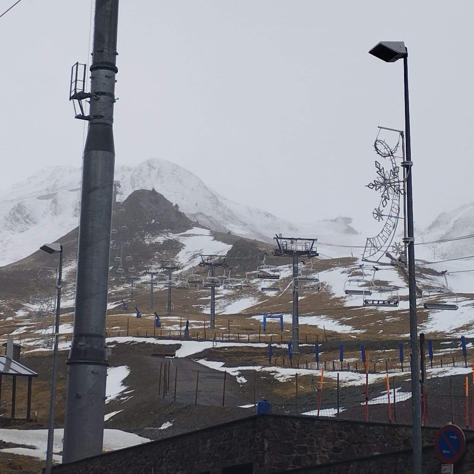 Imatge de les pistes del Pas de la Casa aquest divendres.