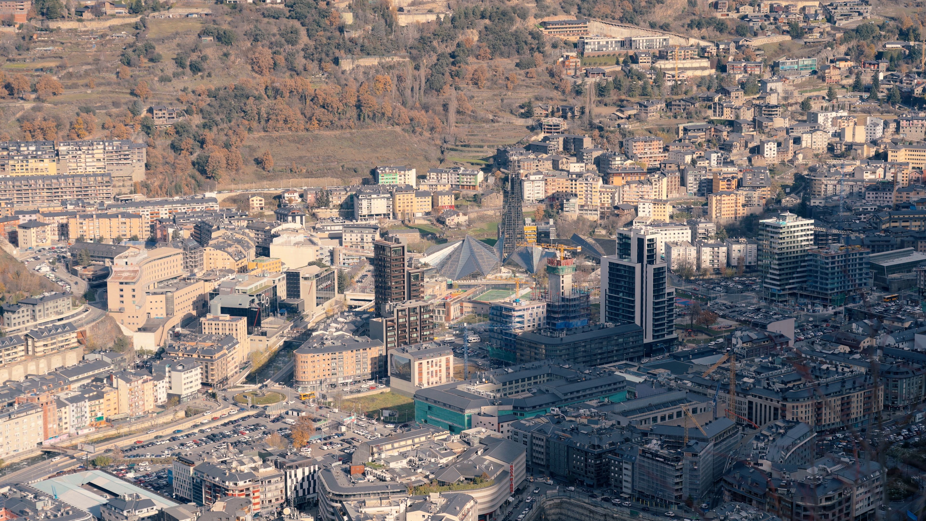 Imatge general d'Escaldes-Engordany.