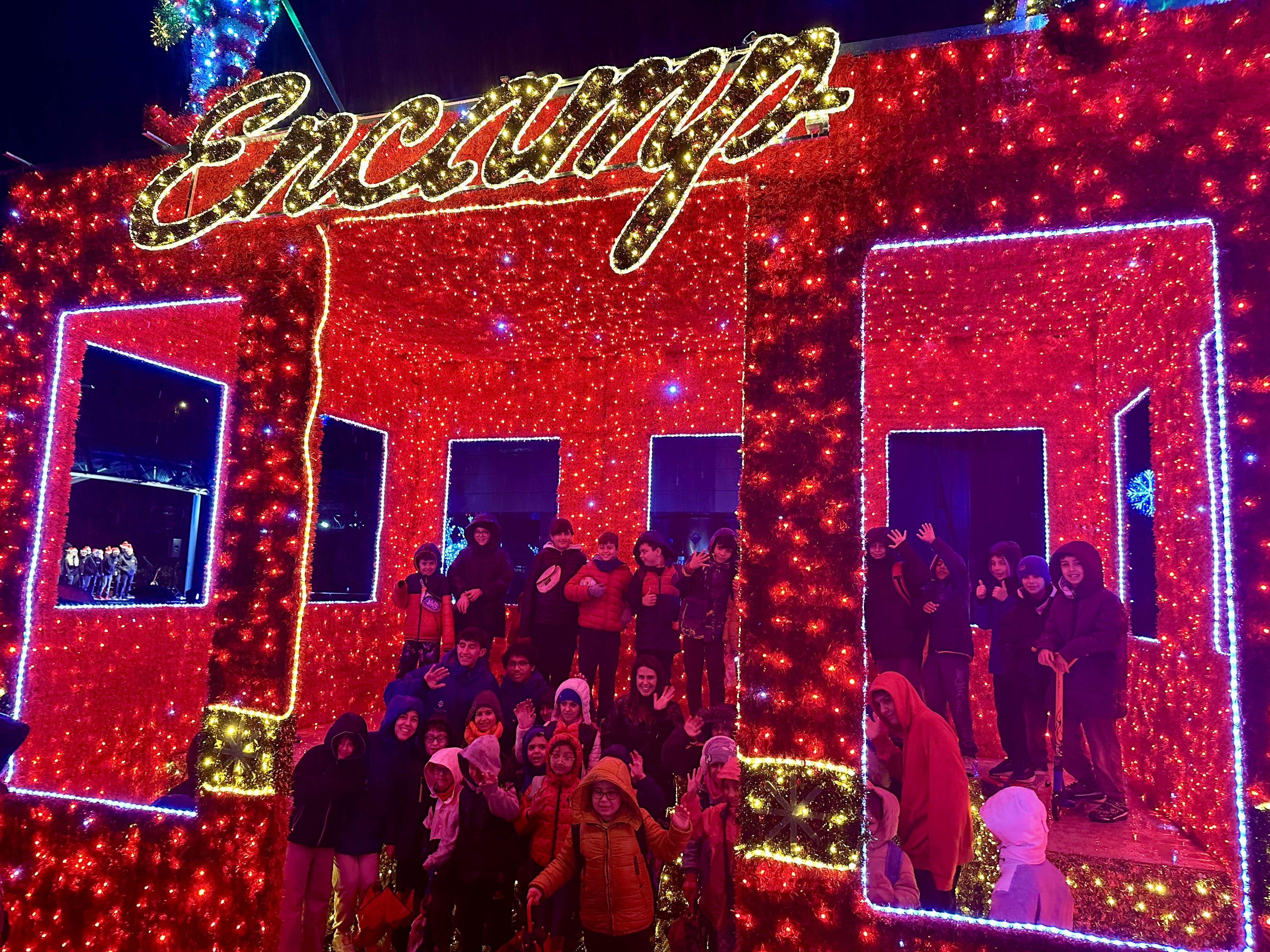 Fotos de l'encesa de llums de Nadal a Encamp.