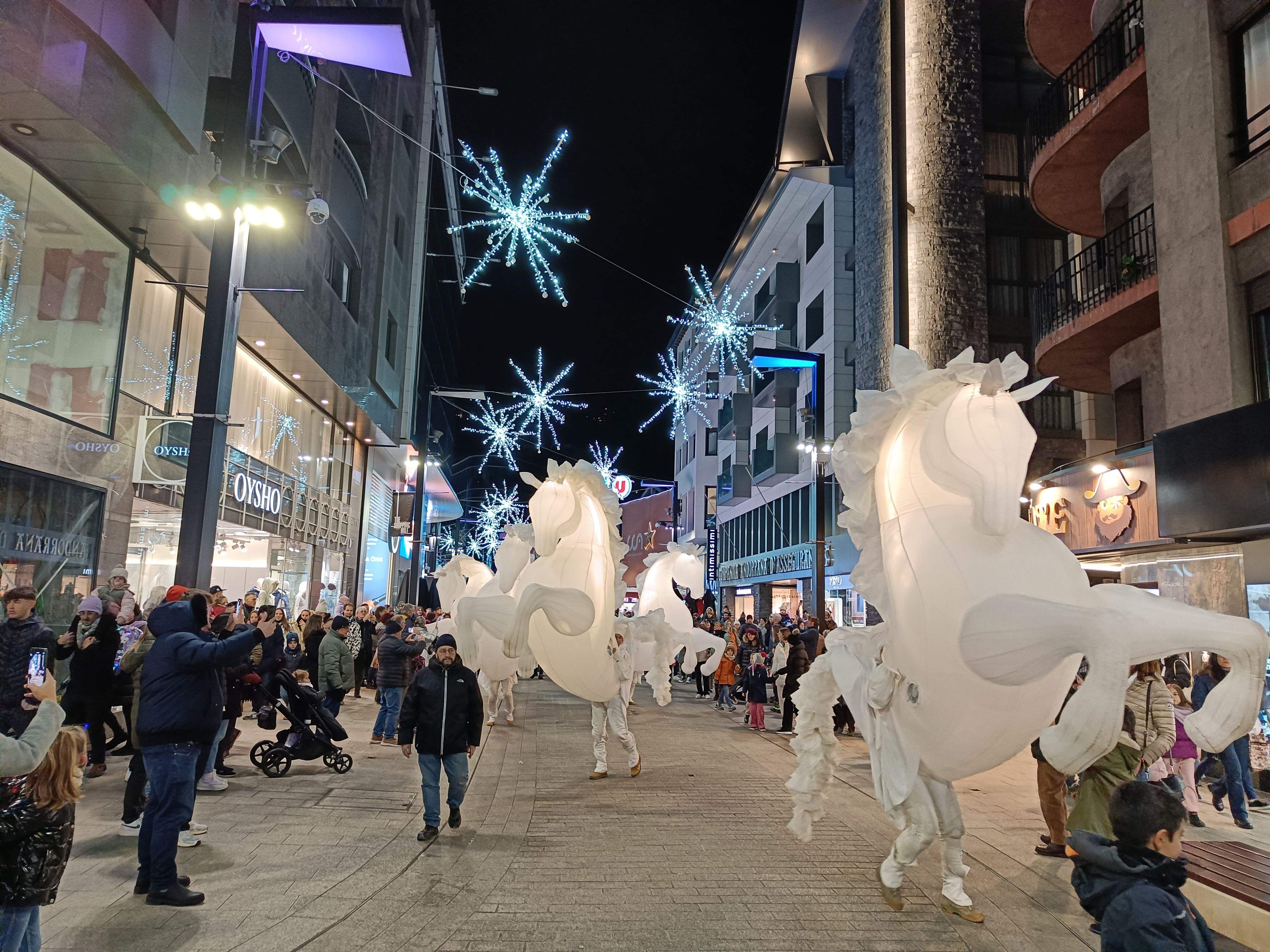 Els cavalls de la companyia Des Quidams.