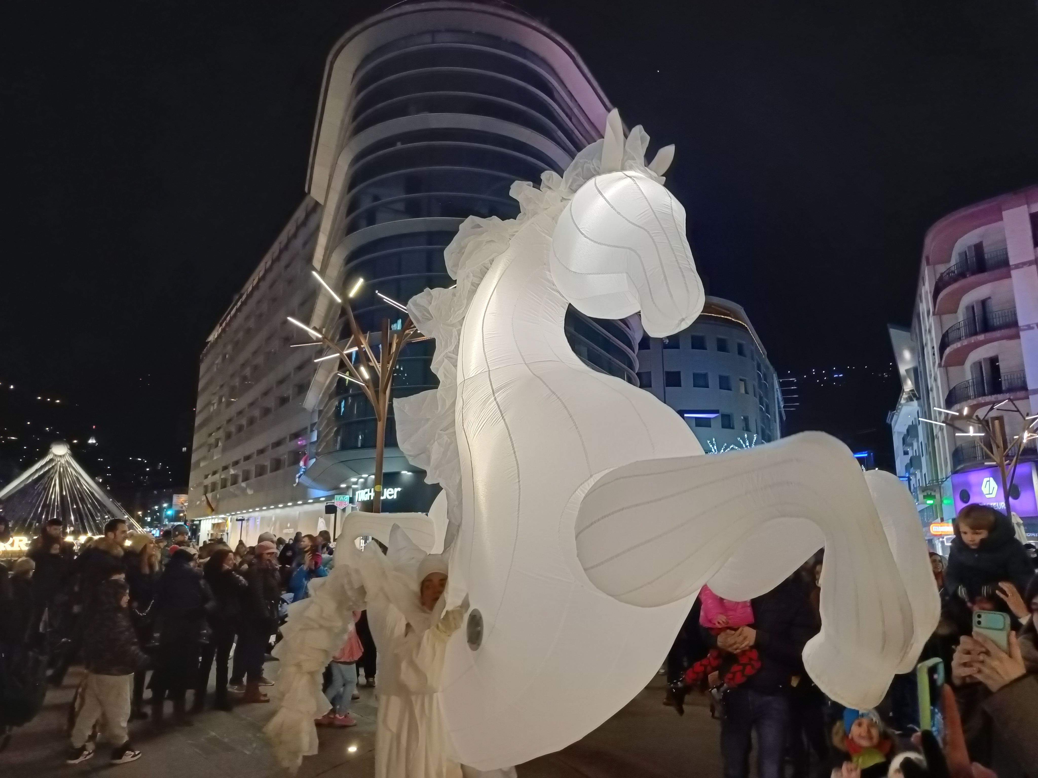 Un dels cavalls de la companyia Des Quidams.