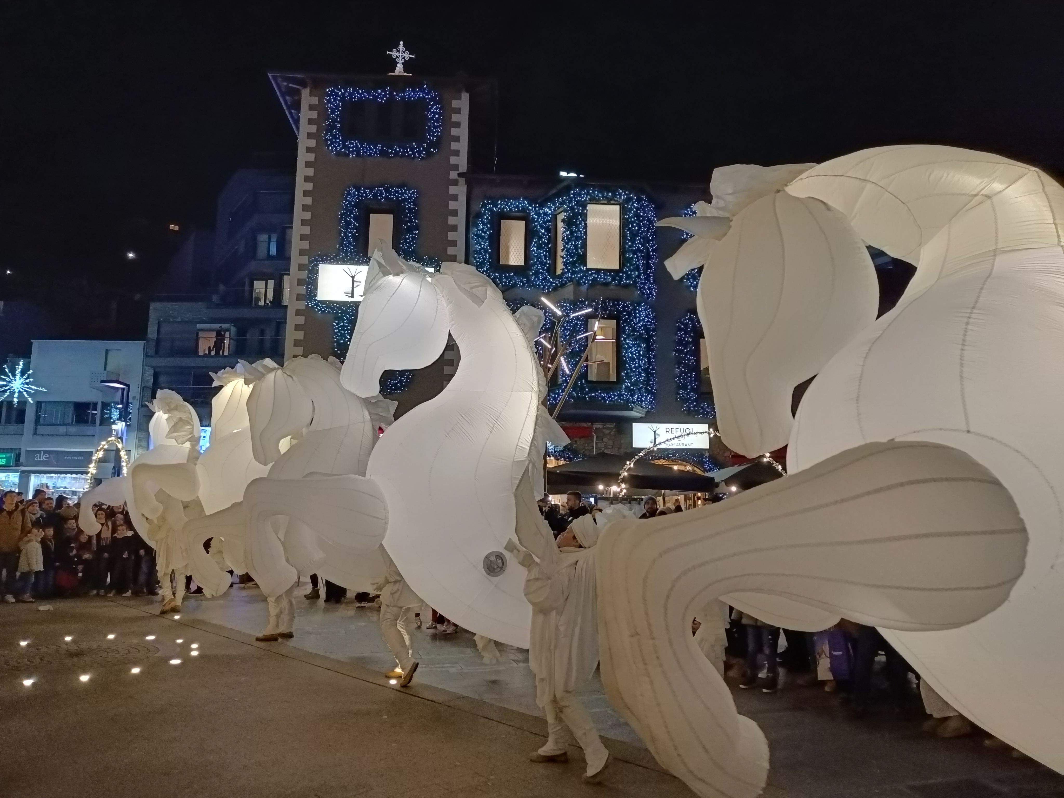 Els cavalls de la companyia Des Quidams.