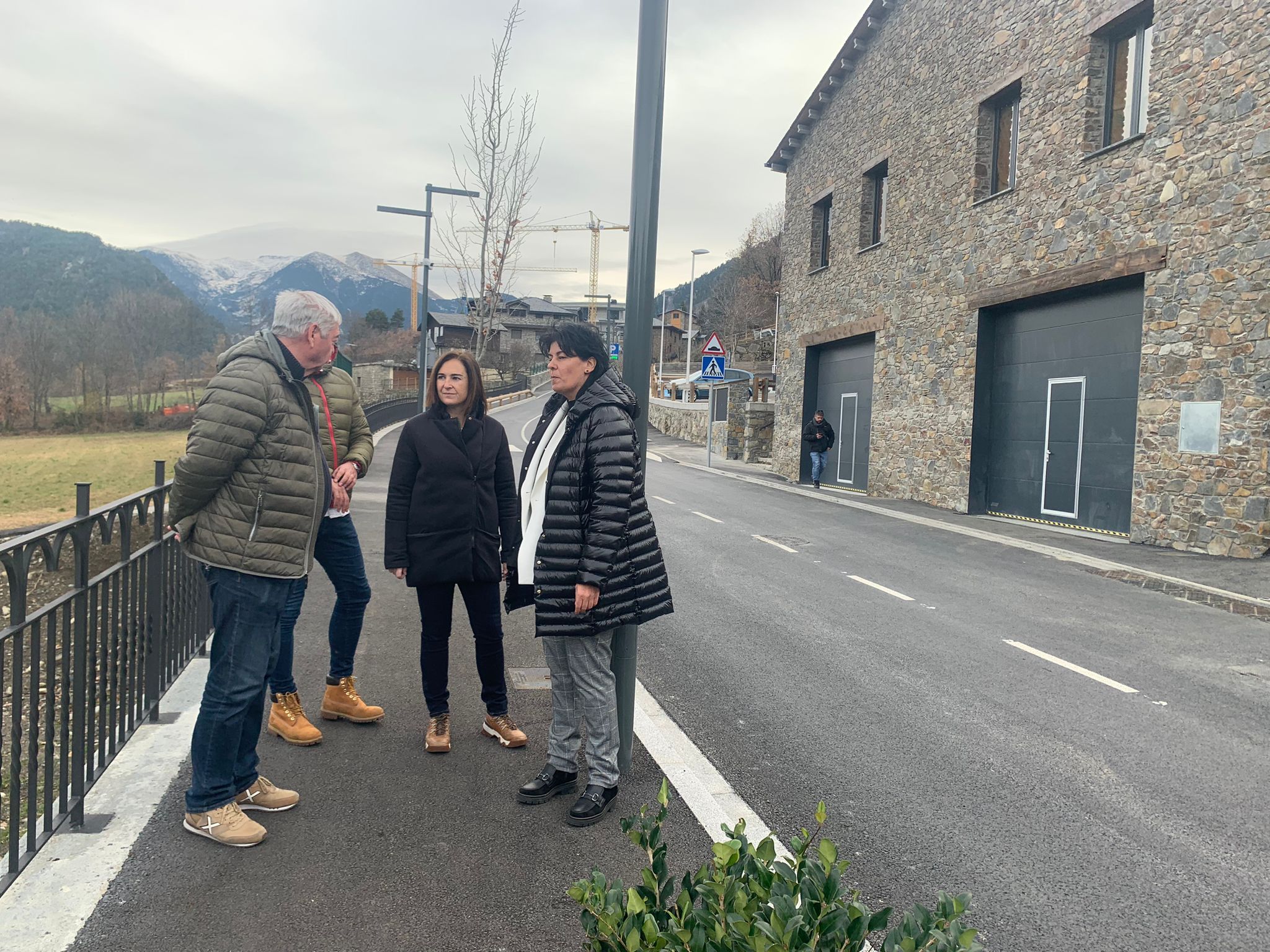 Eva Sansa i altres membres de la candidatura a Terra Mora.