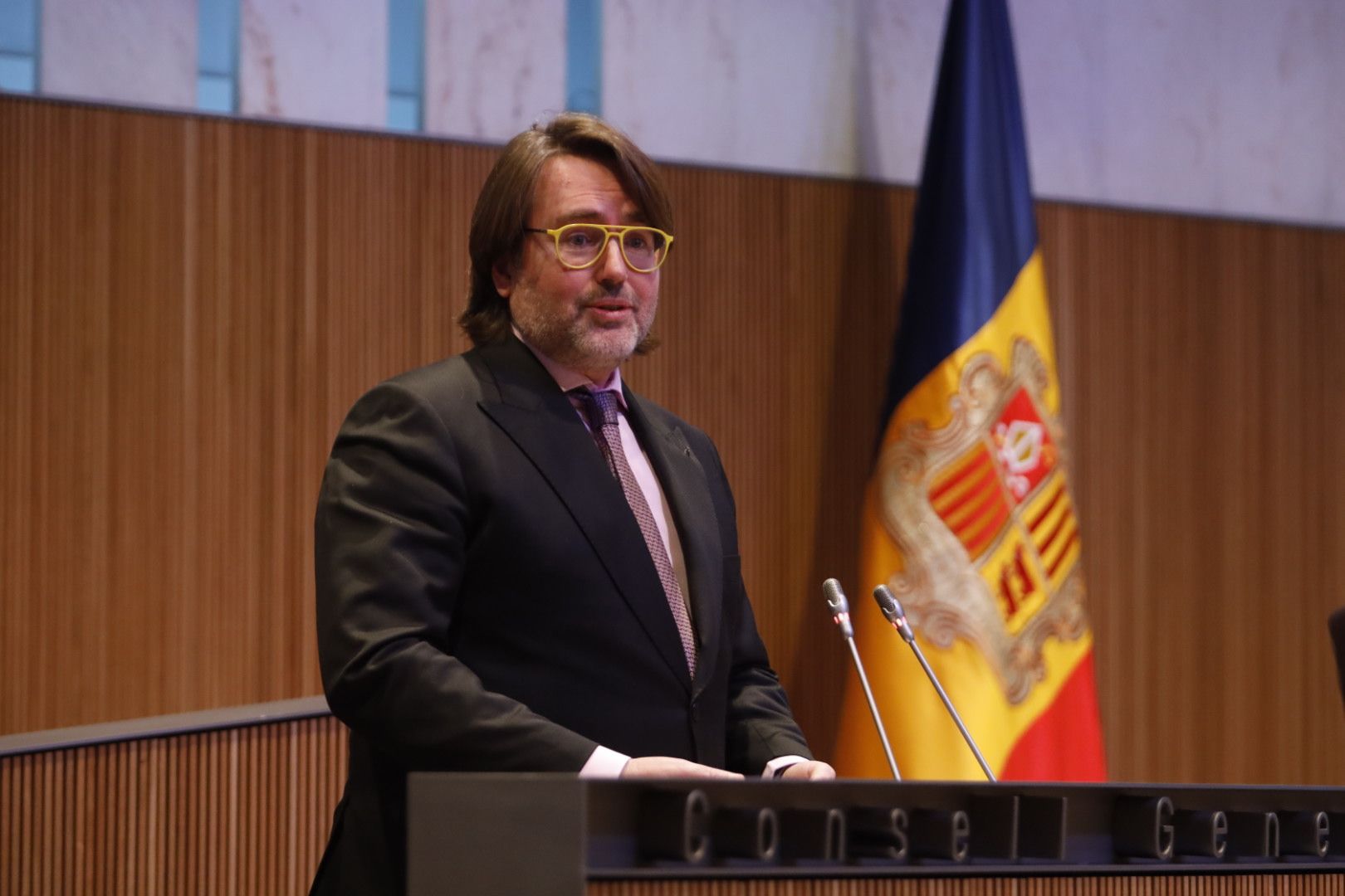 El president del grup parlamentari de Ciutadans Compromesos, Carles Naudi.