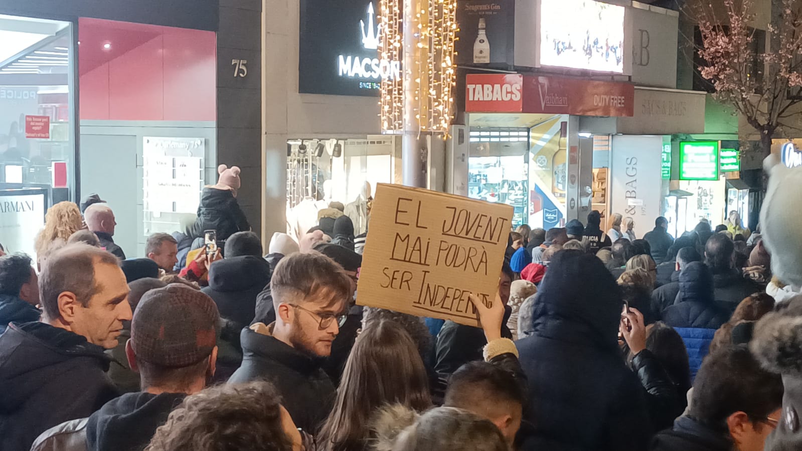 Cartells reivindicatius.