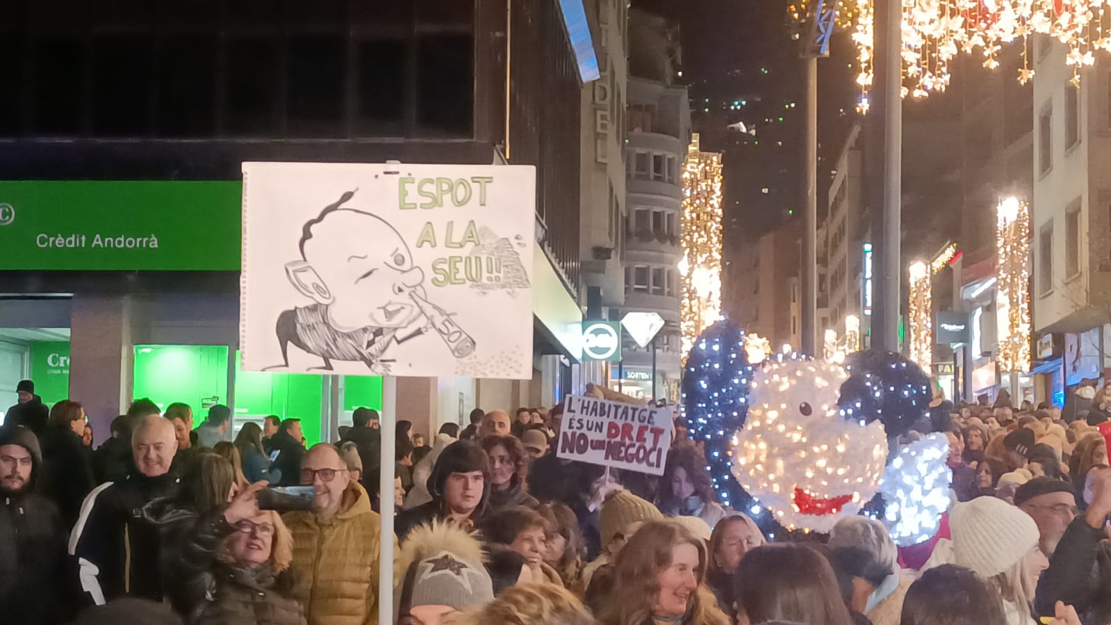 Cartells reivindicatius.