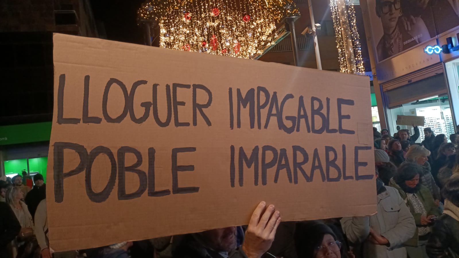 Cartells reivindicatius.