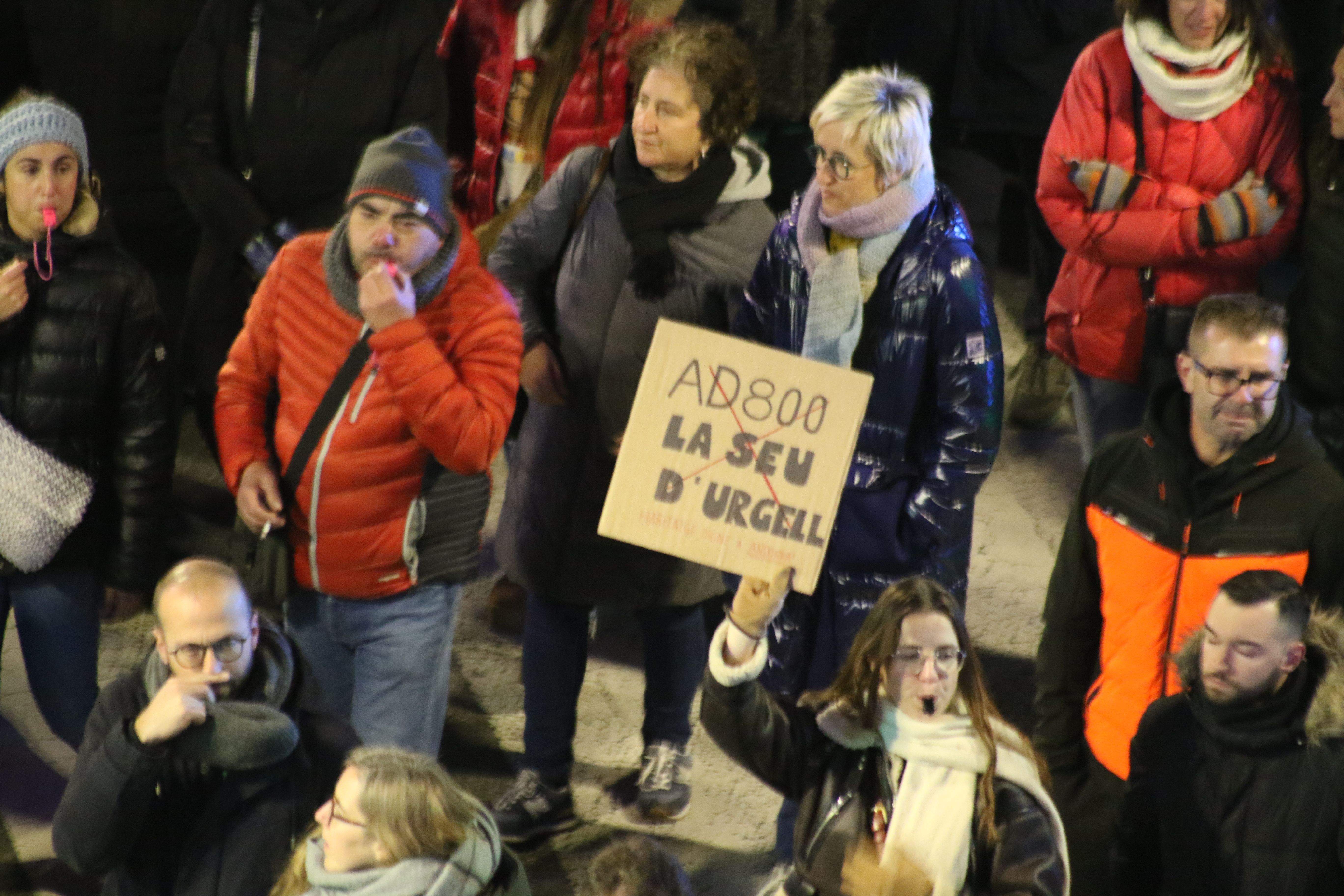 Un dels rètols reivindicatius.