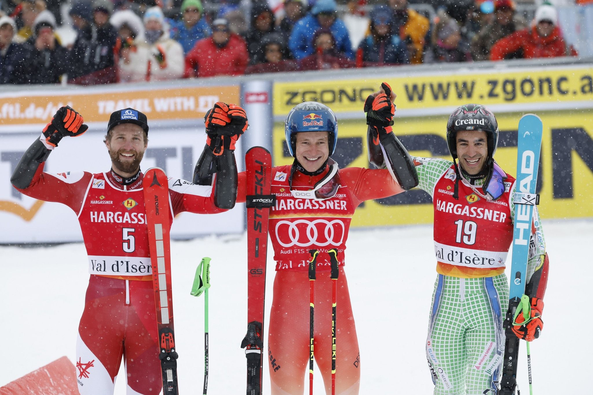 Els tres primers de la prova.