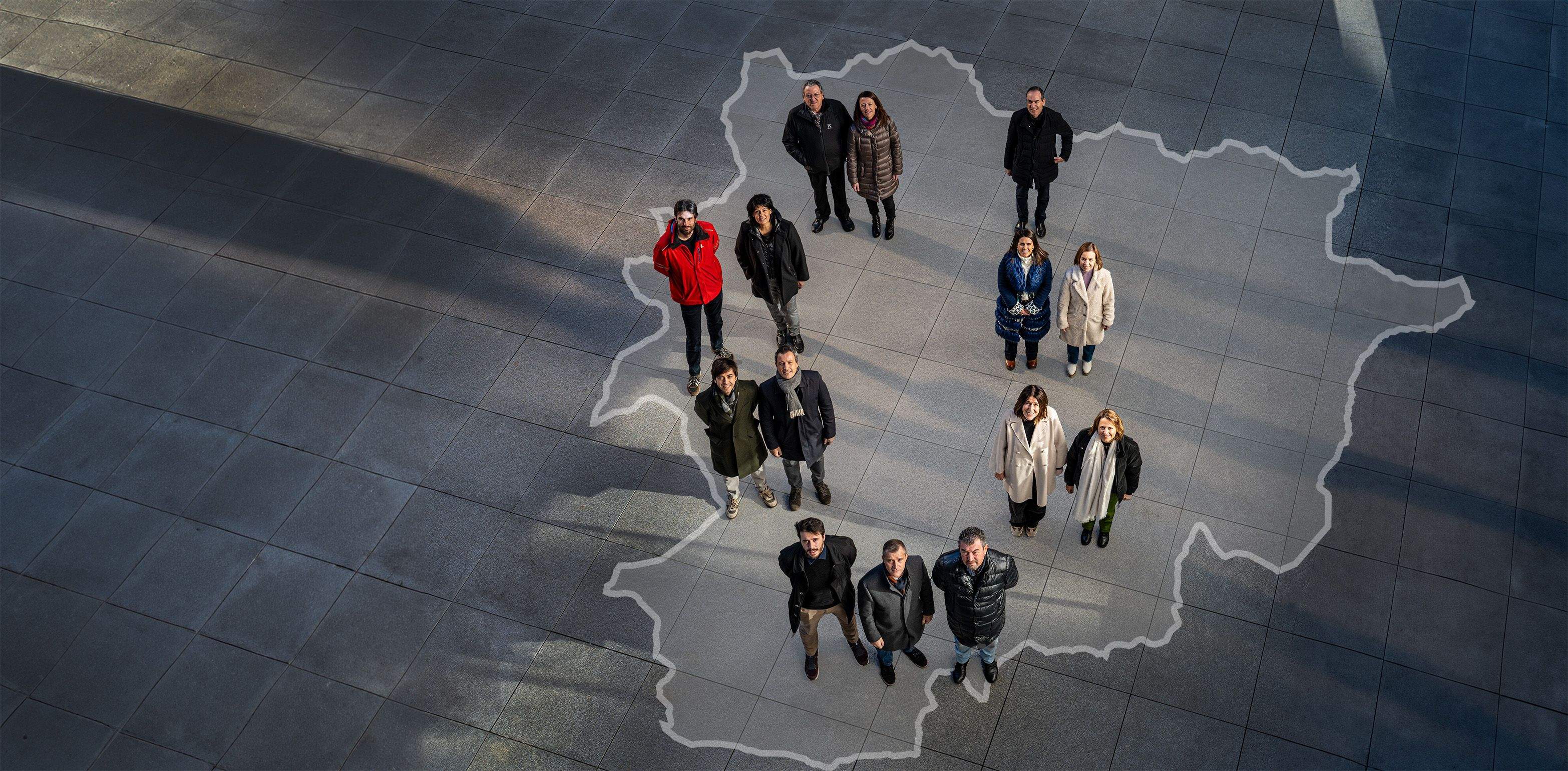 Els catorze candidats que aquest diumenge es juguen ser cònsols de les seves parròquies.