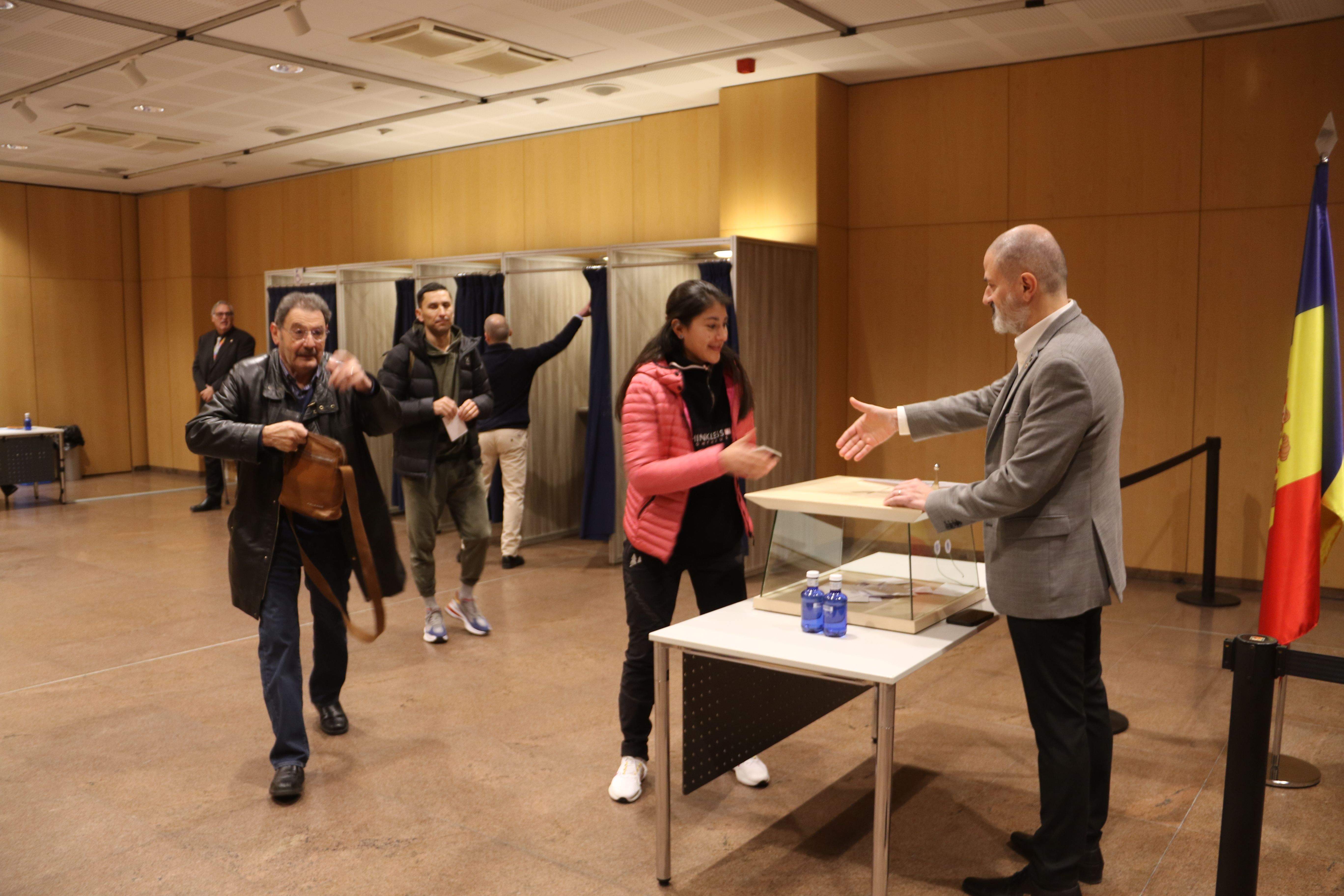 Jornada electoral a Andorra la Vella.