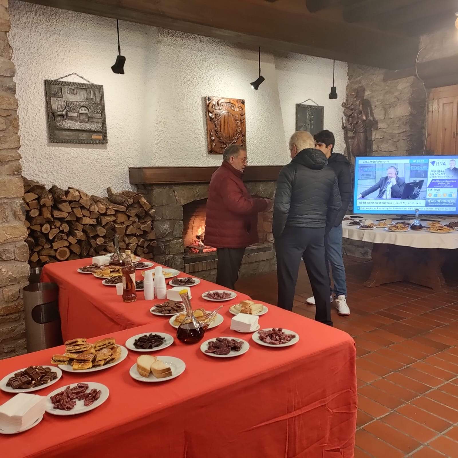 El refrigeri preparat a Sant Julià.