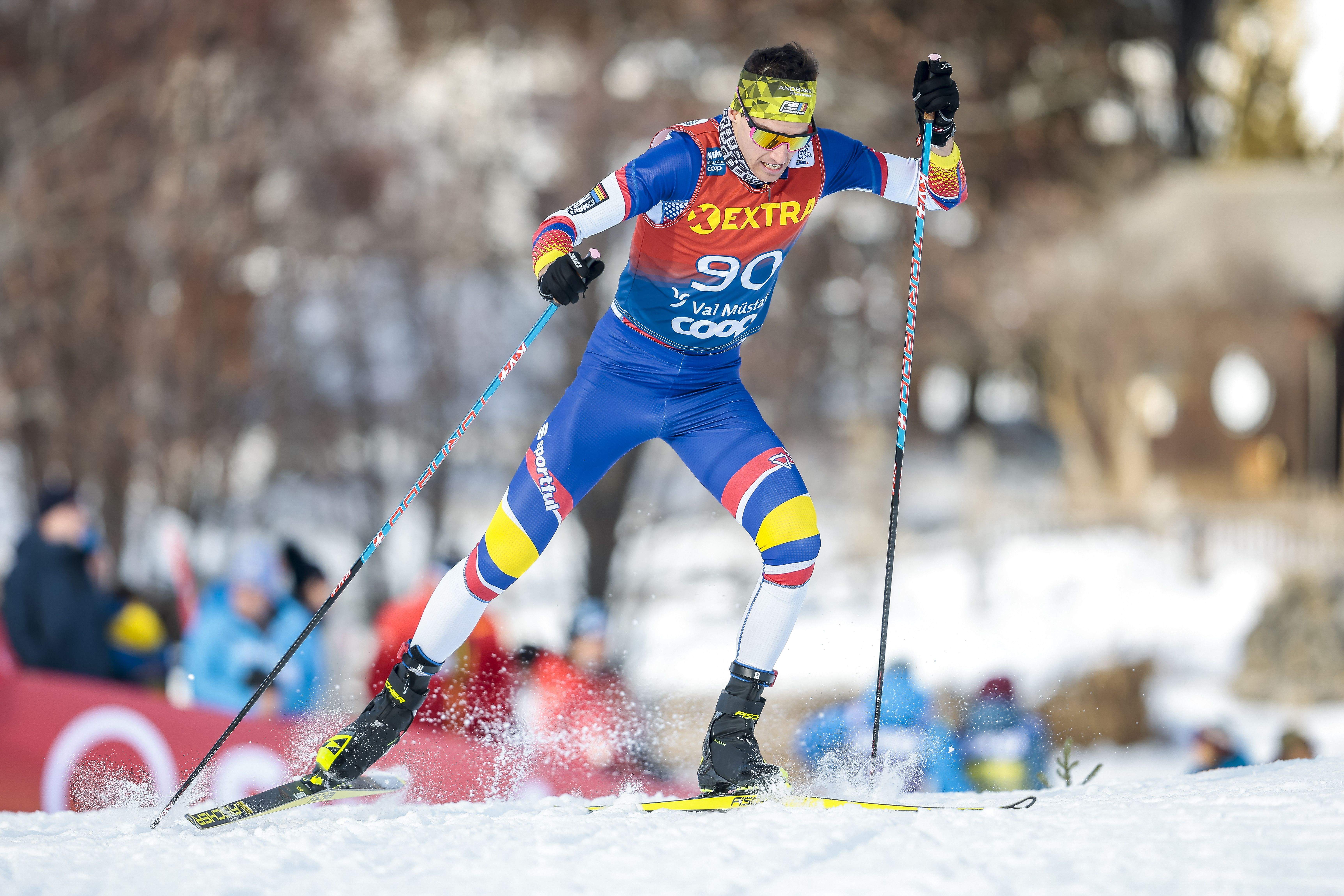 Irineu Esteve, en una cursa.