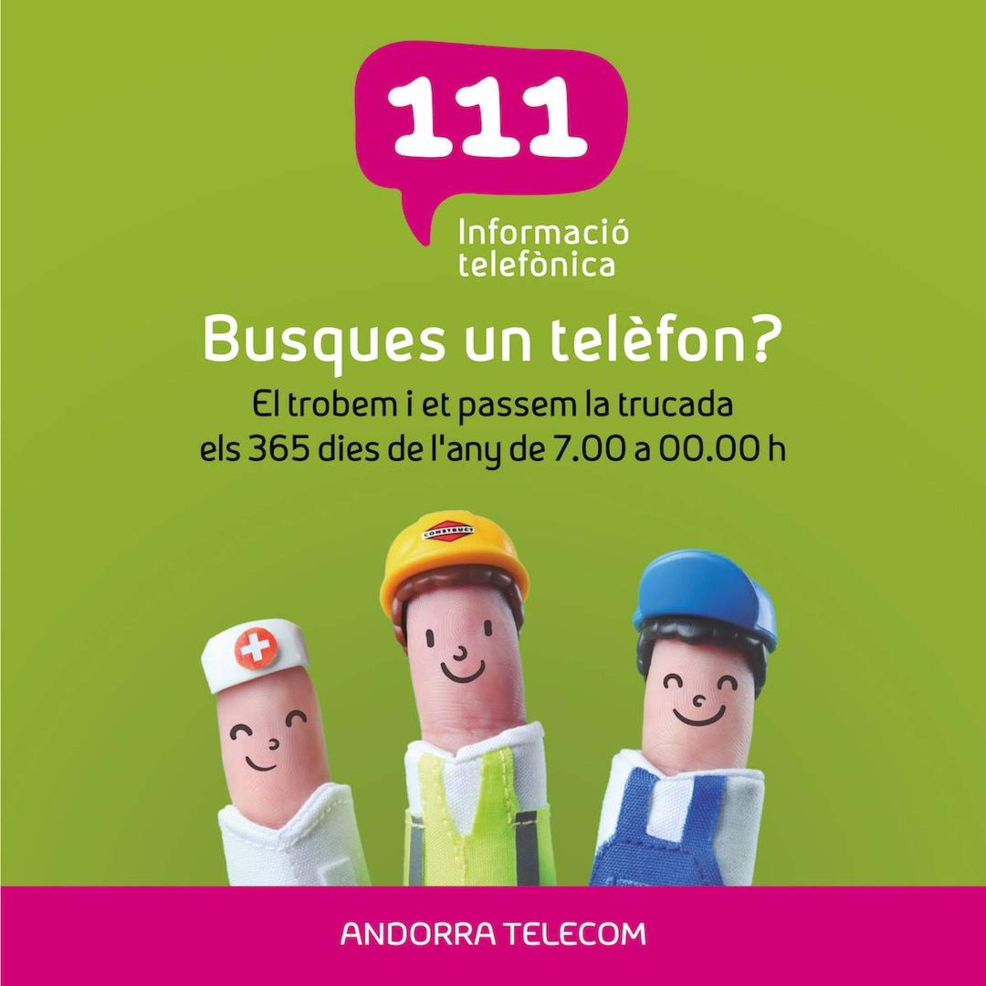 Cartell de promoció del 111.