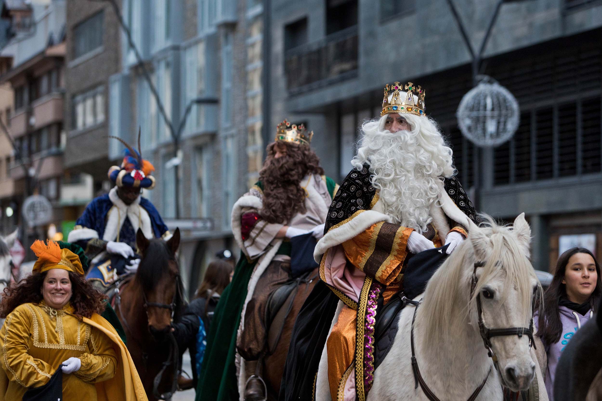 A la Massana els reis arriben a cavall. A la Massana els reis arriben a cavall.