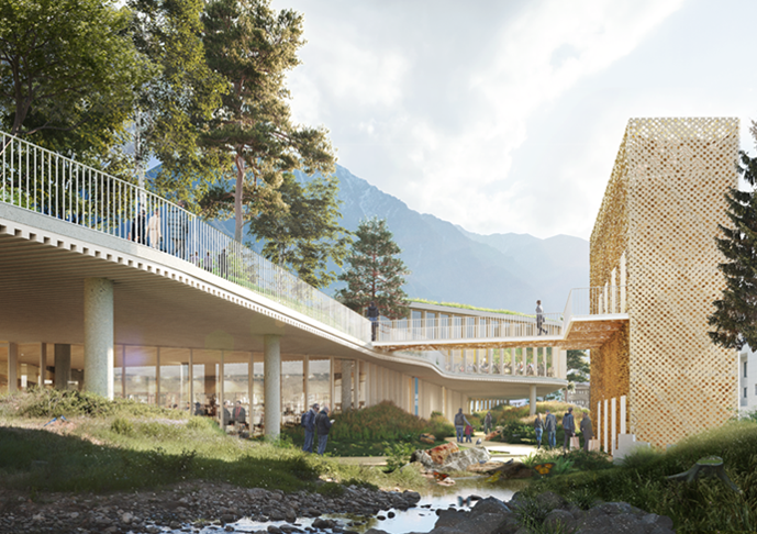 Estructures exteriors dins del complex. Estructures exteriors dins del complex.