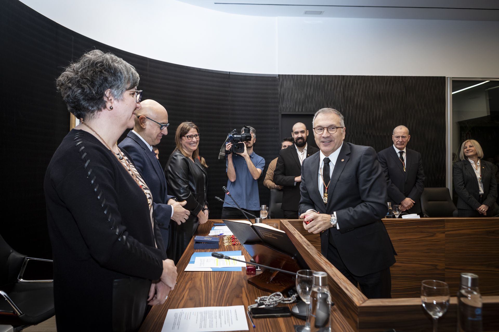 El conseller Valentí Closa, el dia del jurament del càrrec.