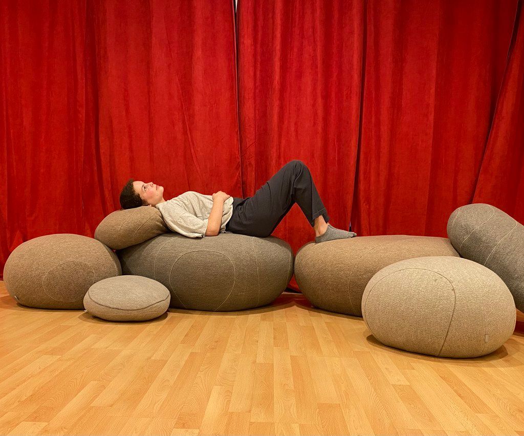 Marta Pelegrina en el muntatge 'Pedres'