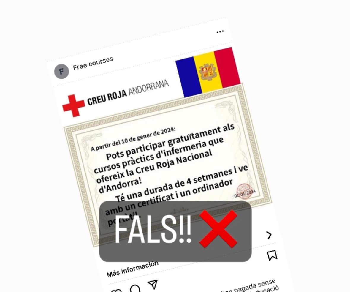 L'anunci fraudulent.