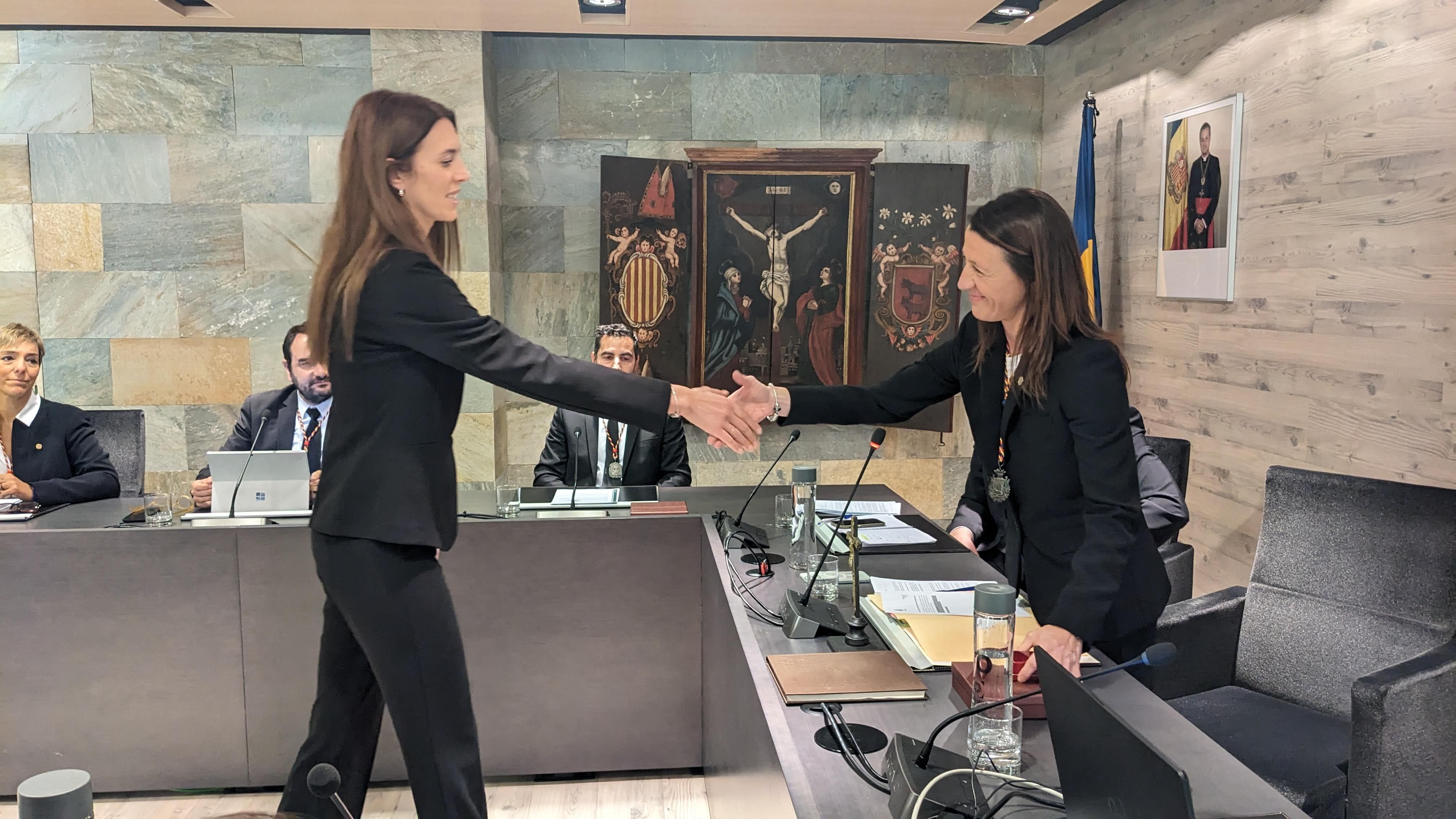 Jordina Bringué jura el càrrec de consellera al comú d'Ordino