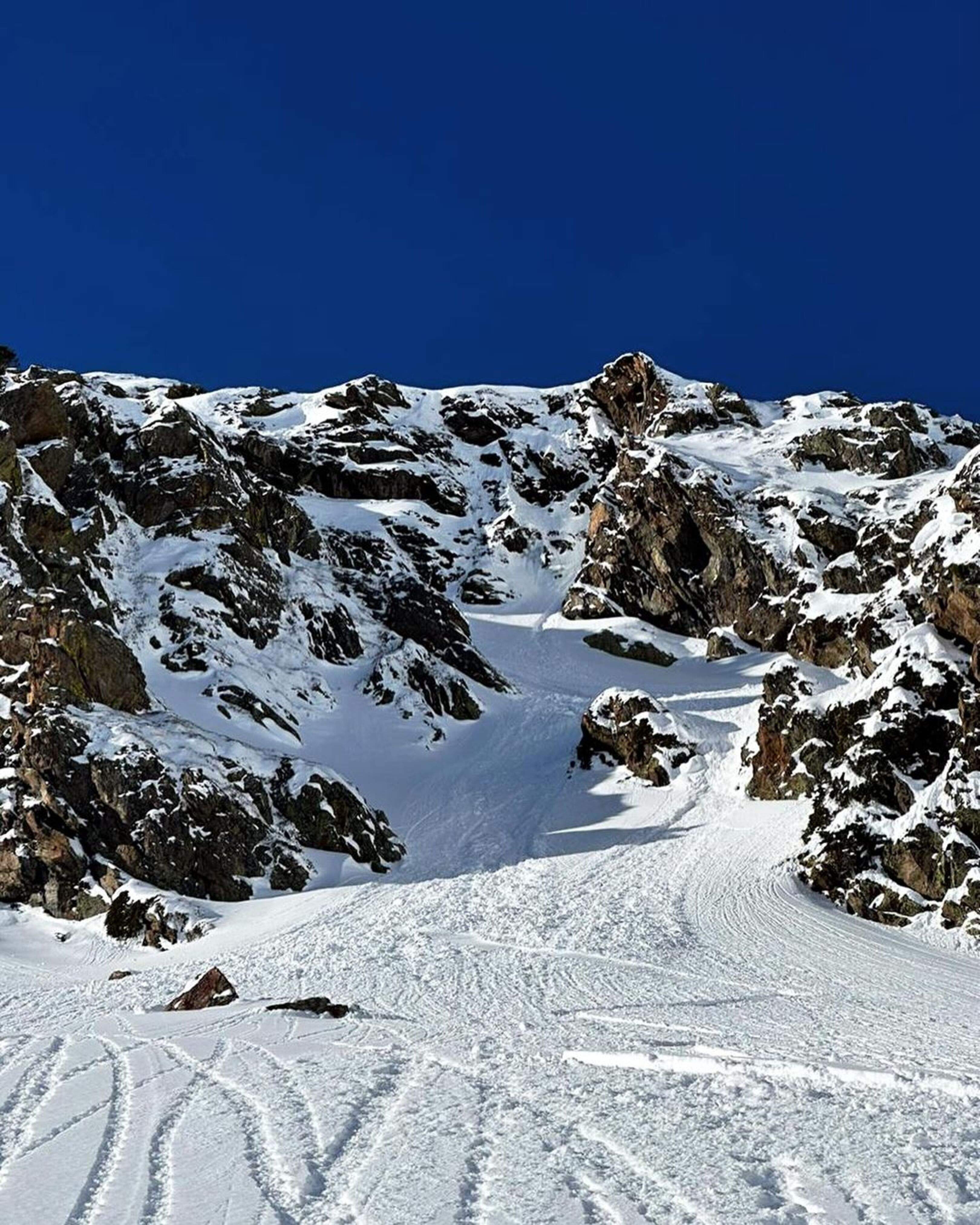 Zona d'Arcalís on aquests darrers dies hi ha hagut algun que altre ensurt.