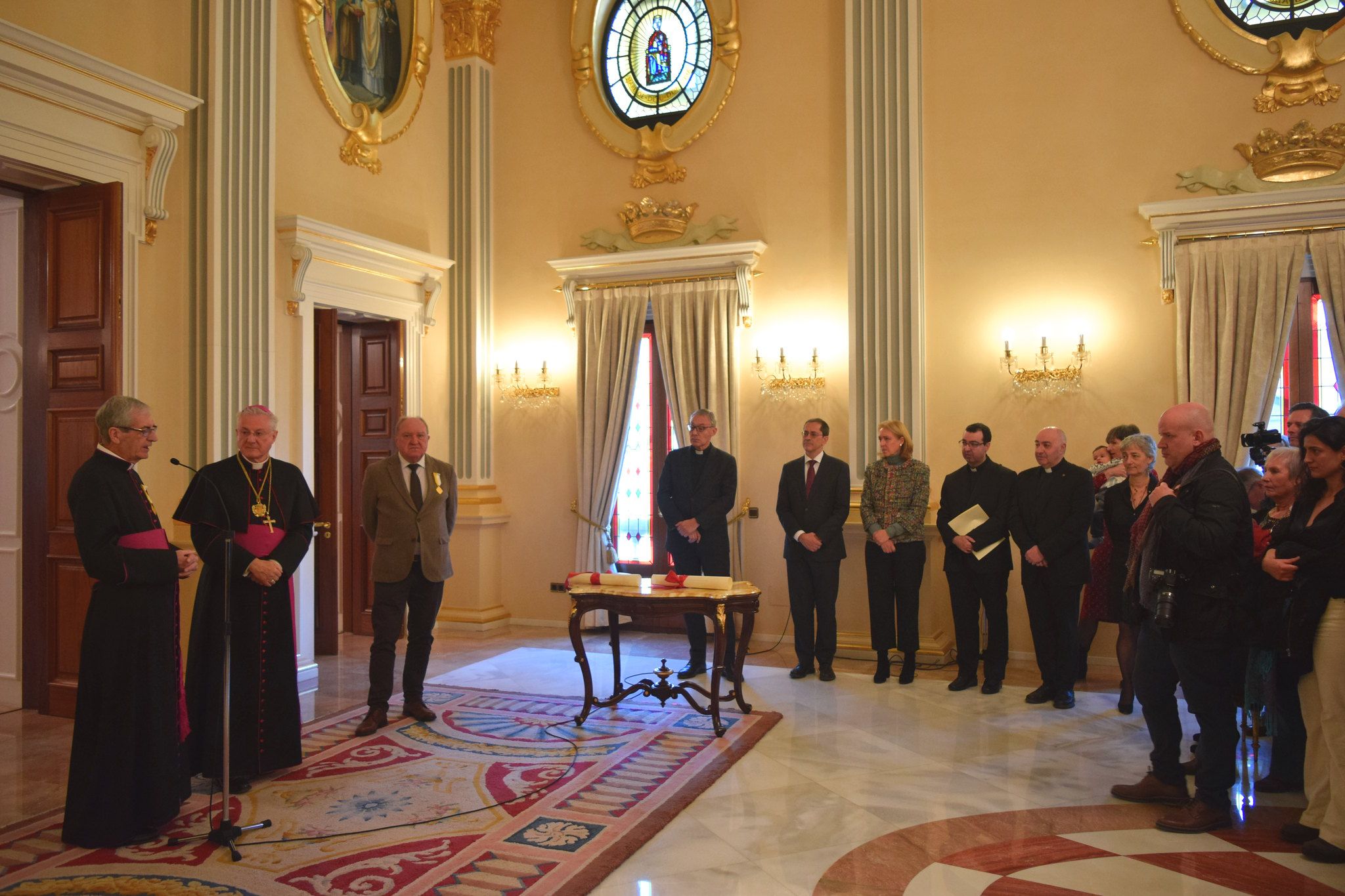 Un moment de l'acte.