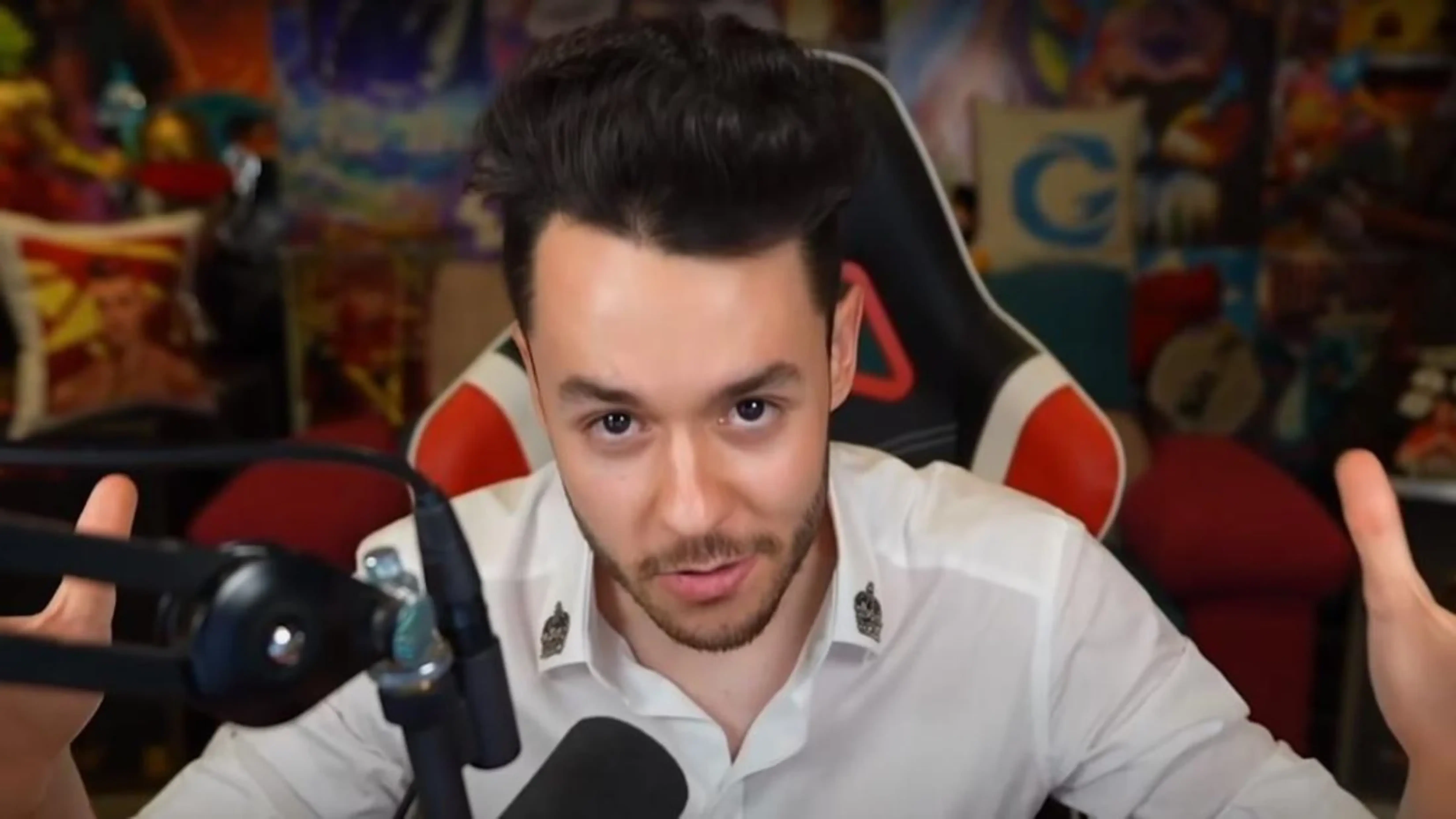 'TheGrefg' en un dels seus directes.