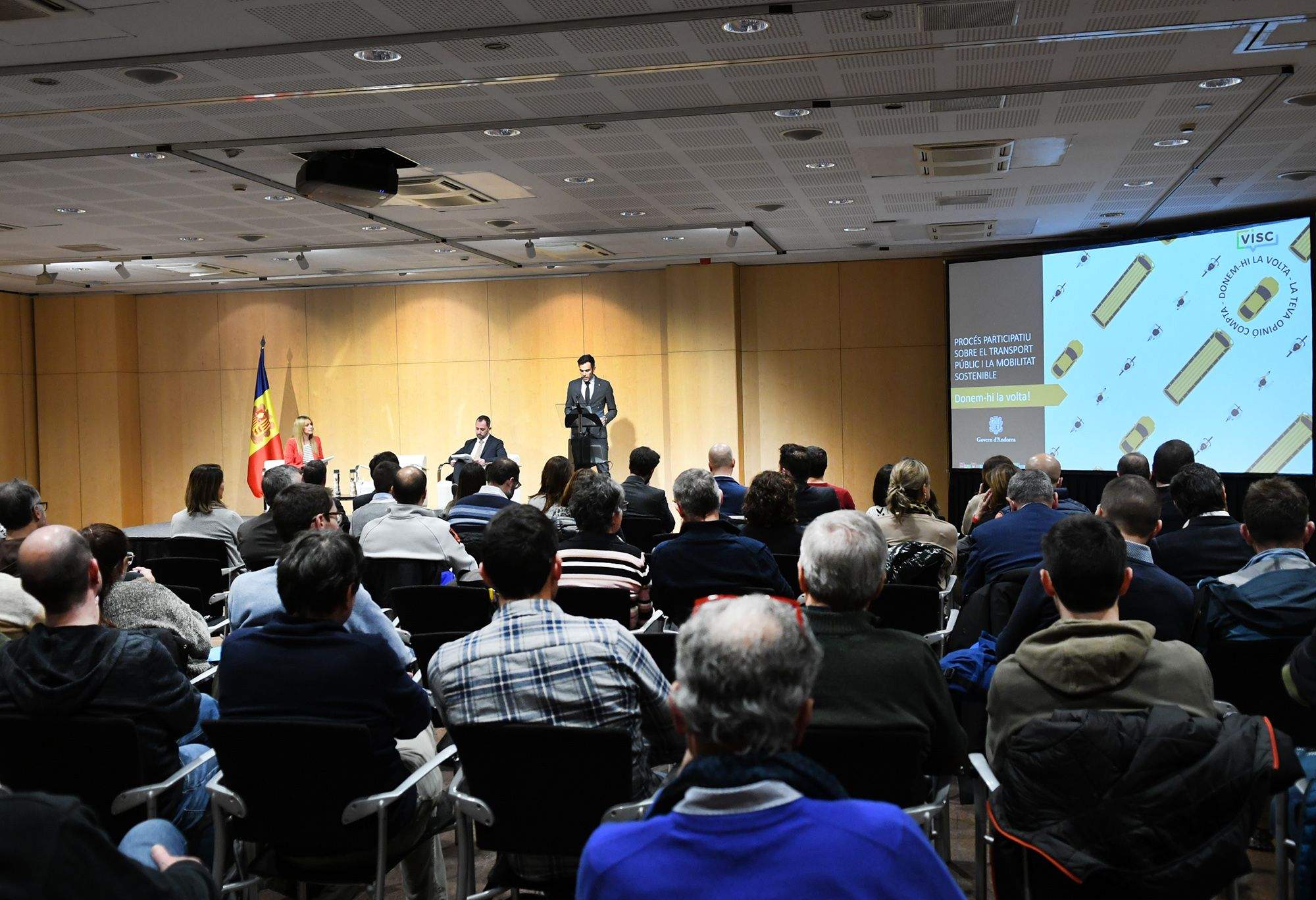 Un instant de la reunió d'aquesta tarda.