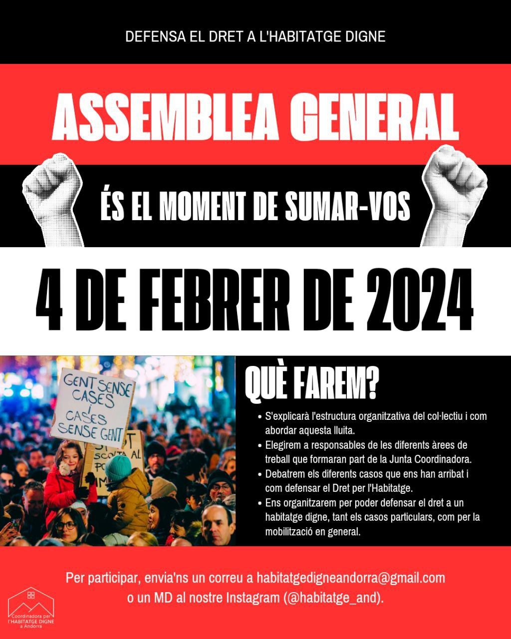 La Coordinadora per un Habitatge Digne fa els darrers passos per ...