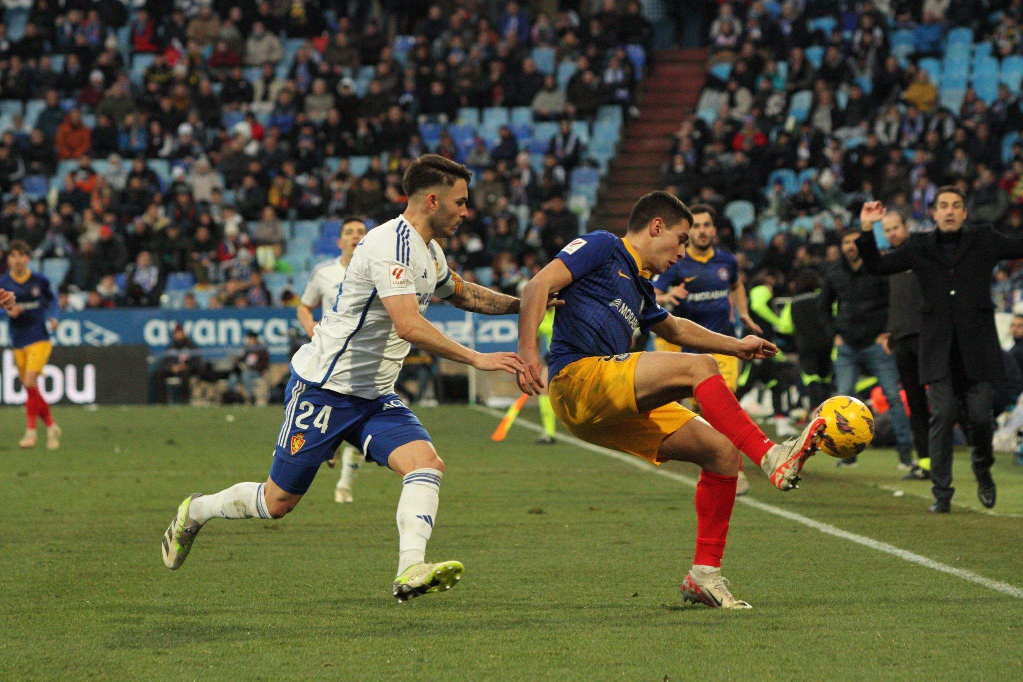 Karrikaburu mira de controlar una pilota. Karrikaburu mira de controlar una pilota.