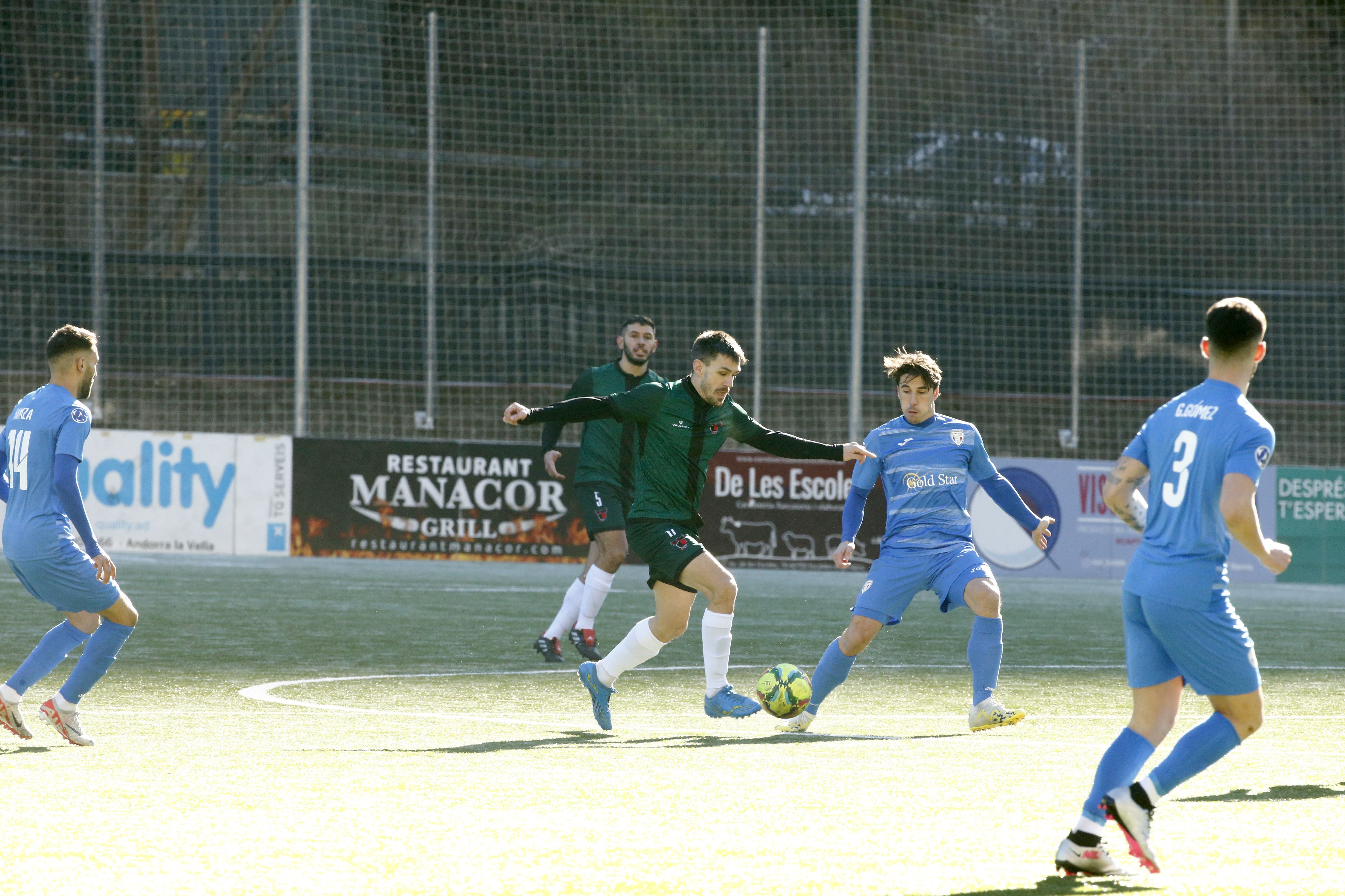 Derrota del Penya Encarnada contra l'FC Santa Coloma (0-2). Derrota del Penya Encarnada contra l'FC Santa Coloma (0-2).