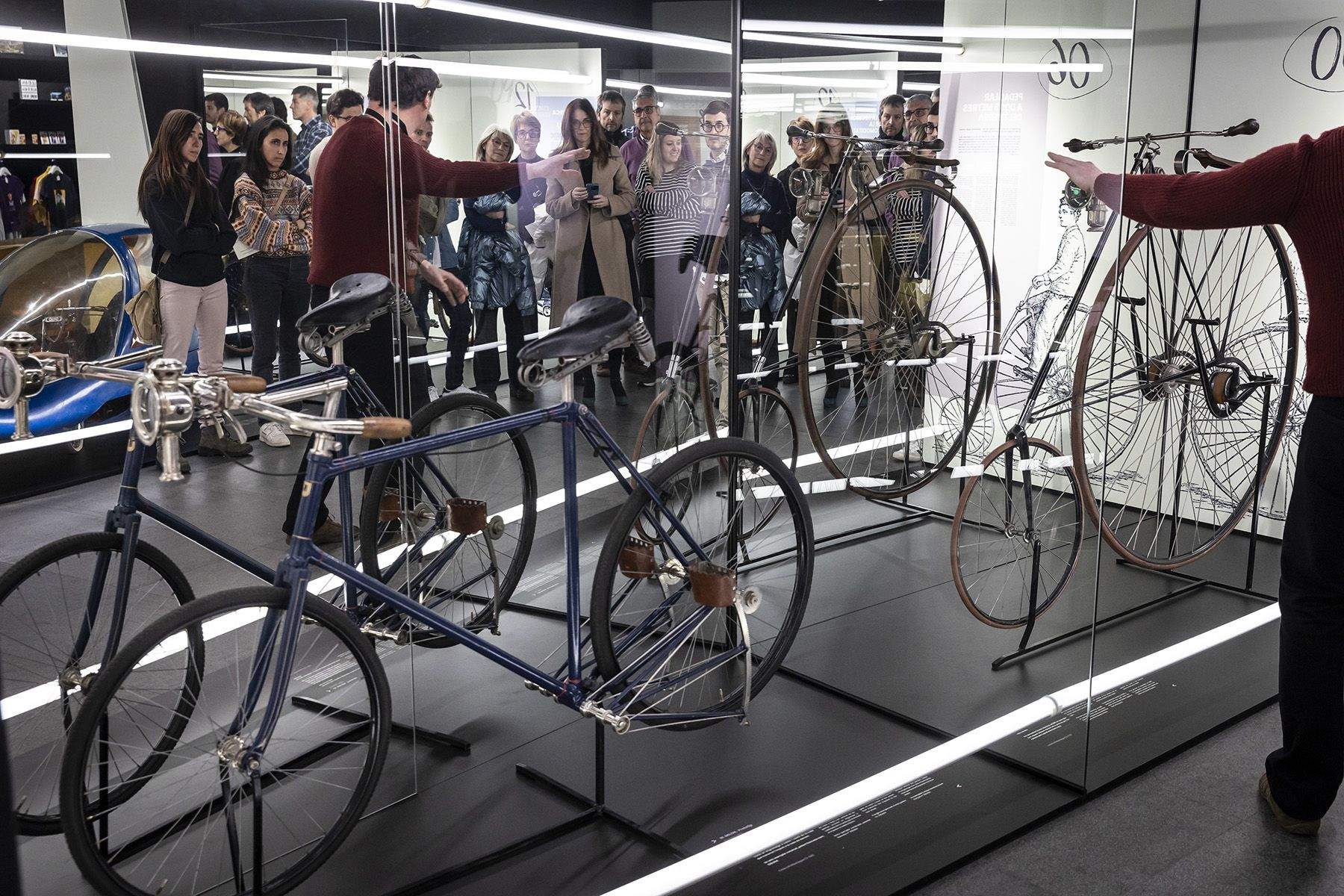 Algunes de les bicicletes de l'exposició.