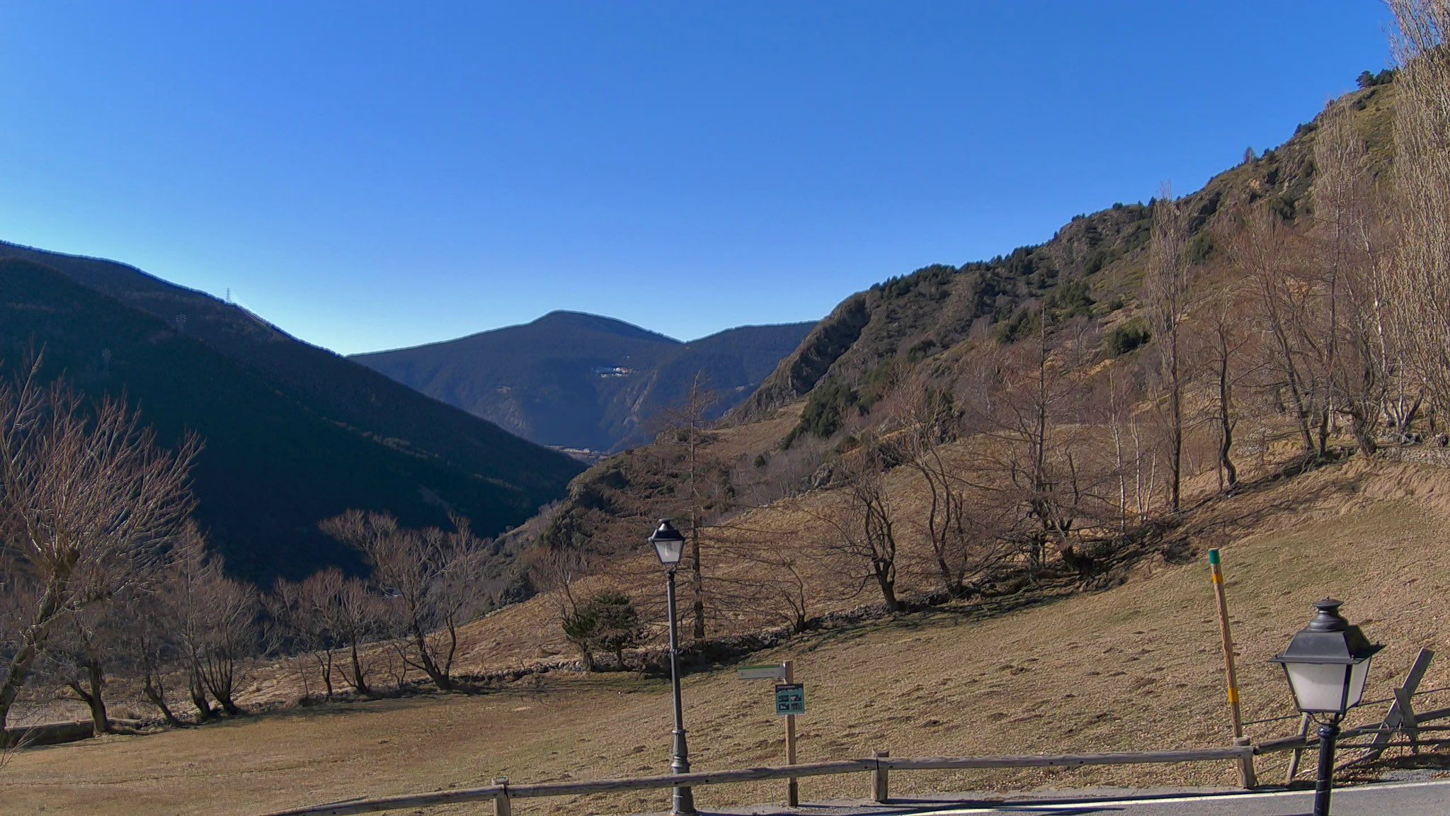 Una imatge de Ransol a finals dxe gener.