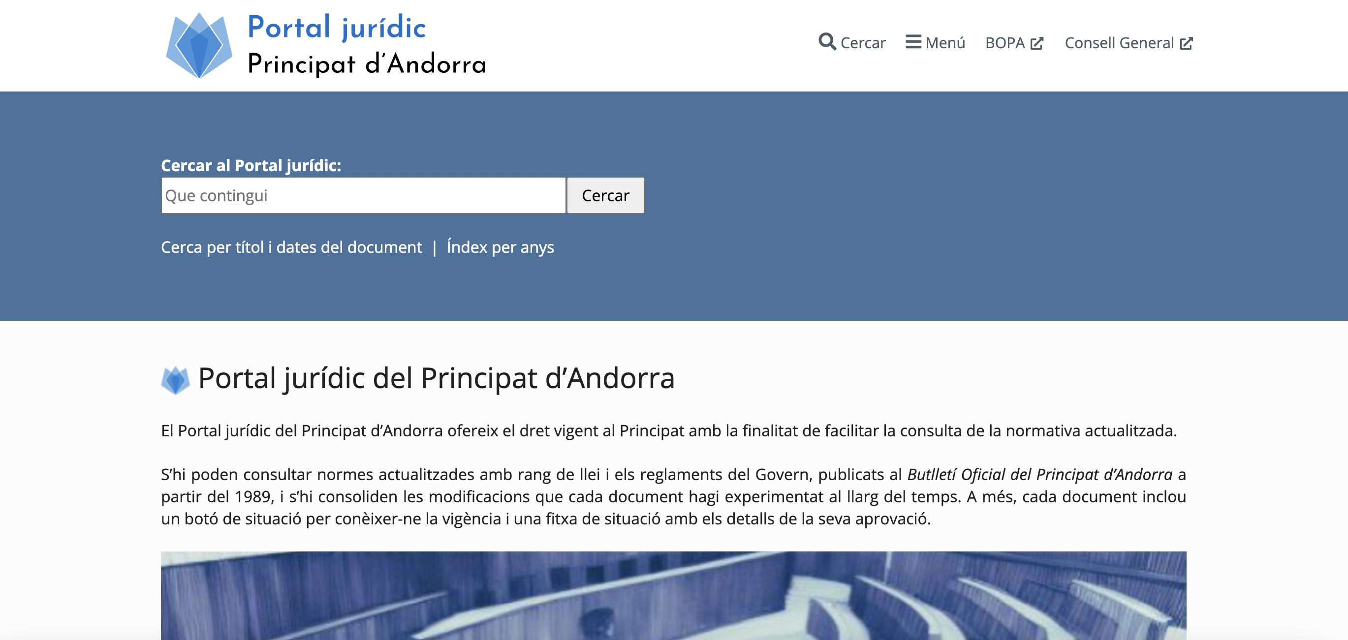 Una imatge del portal.