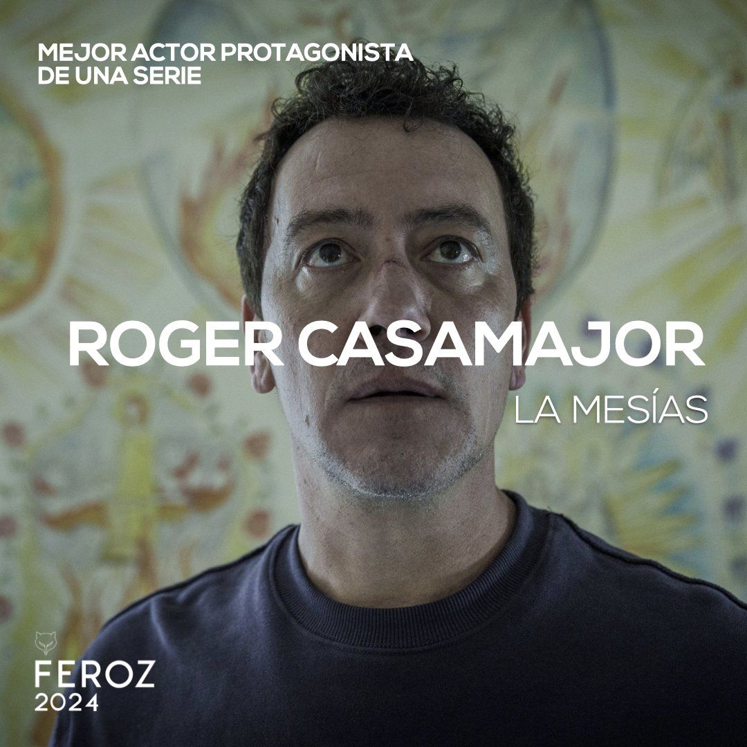 Roger Casamajor s'ha endut el premi Feroz al millor actor protagonista pel seu paper a la s`rie 'La Mesías'