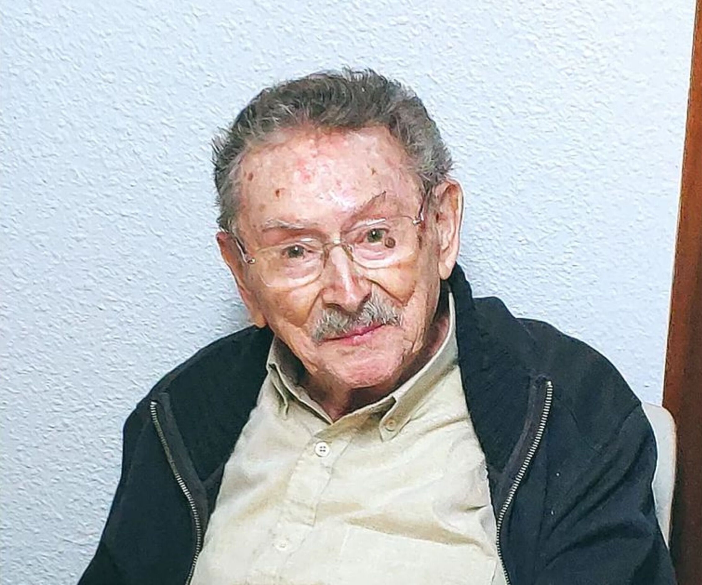 Francesc Galobardes el dia que celebrava els 92 anys.