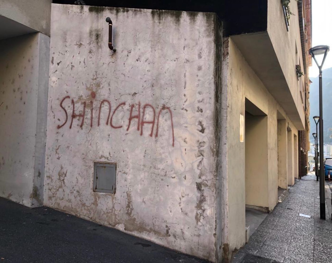 Una de les pintades aparegudes.