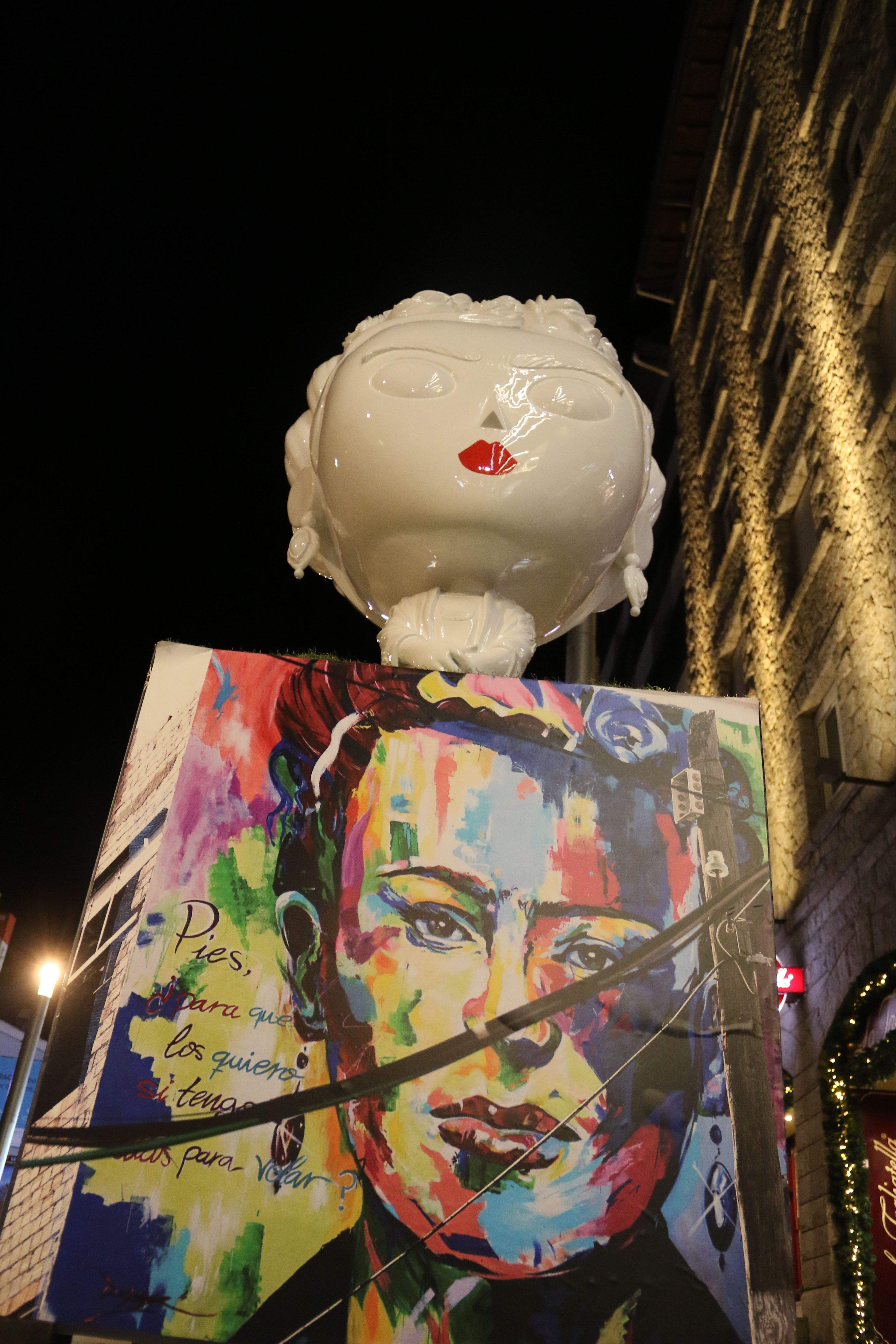 Les escultures de Frida Kahlo ja llueixen a Carlemany.